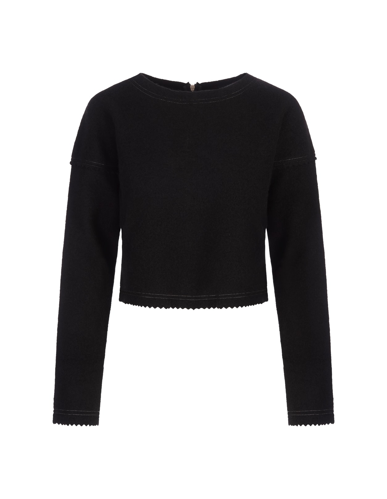 Shop Max Mara Black Crespo Sweater