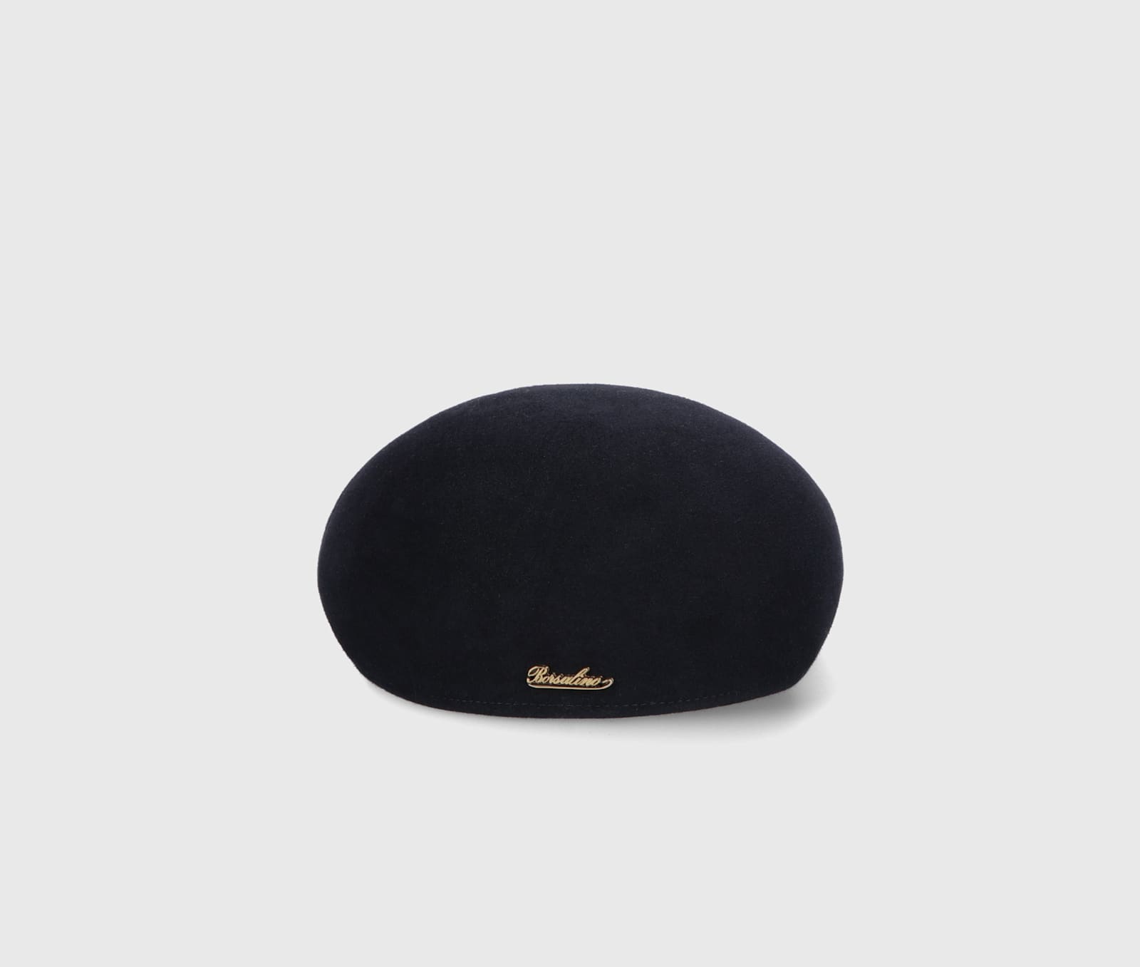 Shop Borsalino Felt Golf Cap In Blueberry