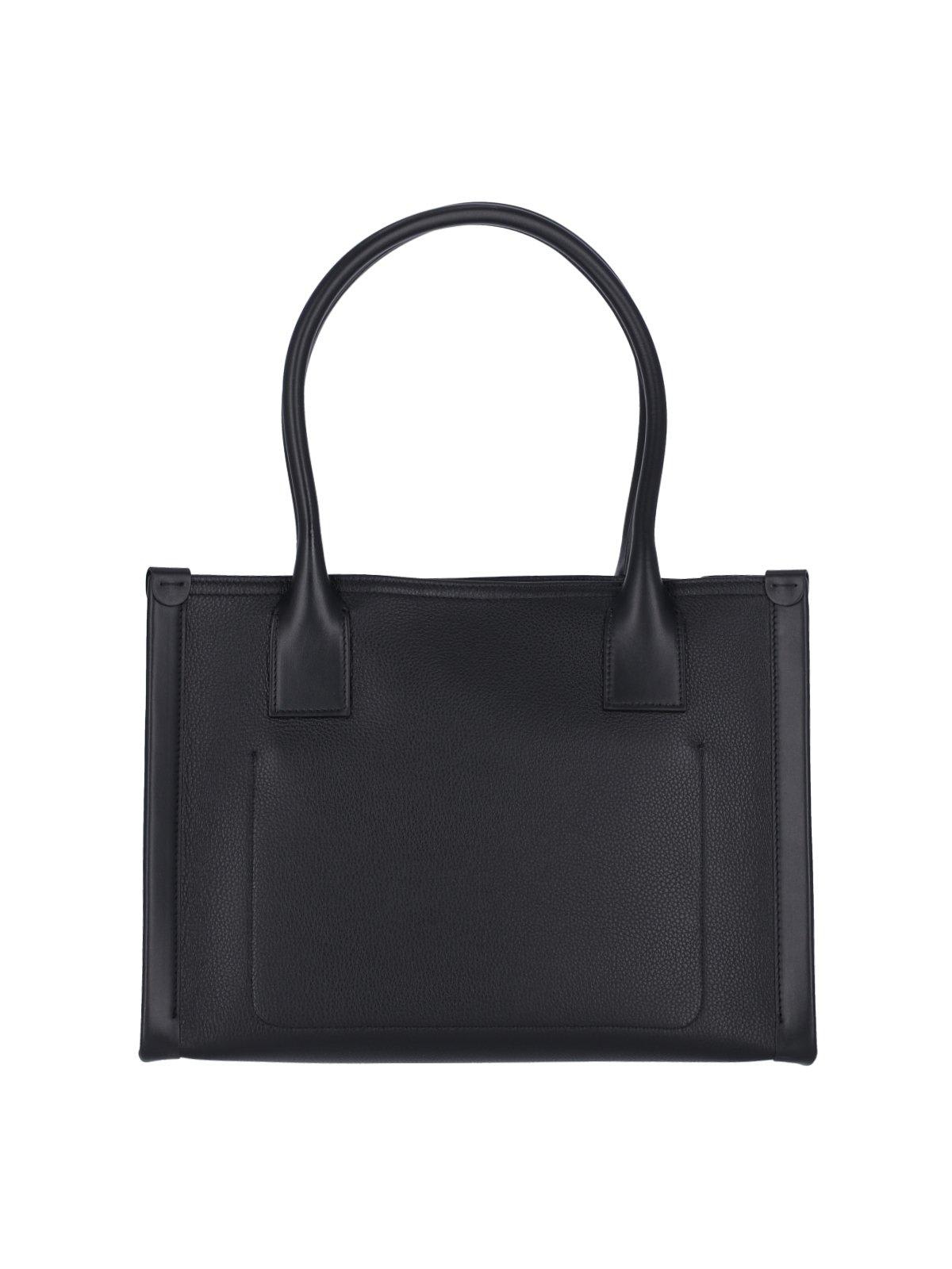 Shop Christian Louboutin By My Side Small Tote Bag In Black/black/black