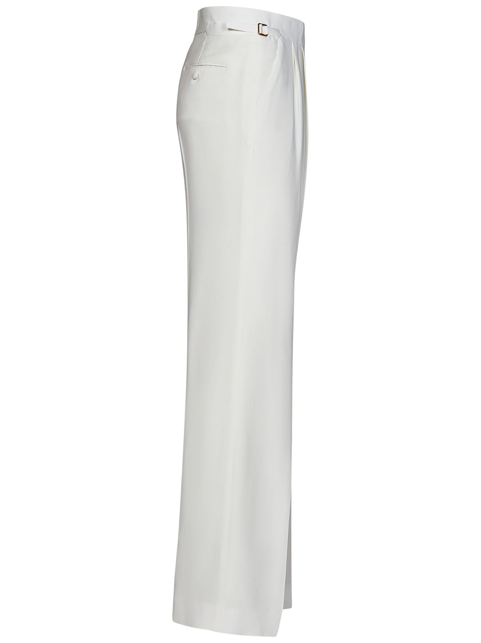 Shop Tom Ford Trousers In White