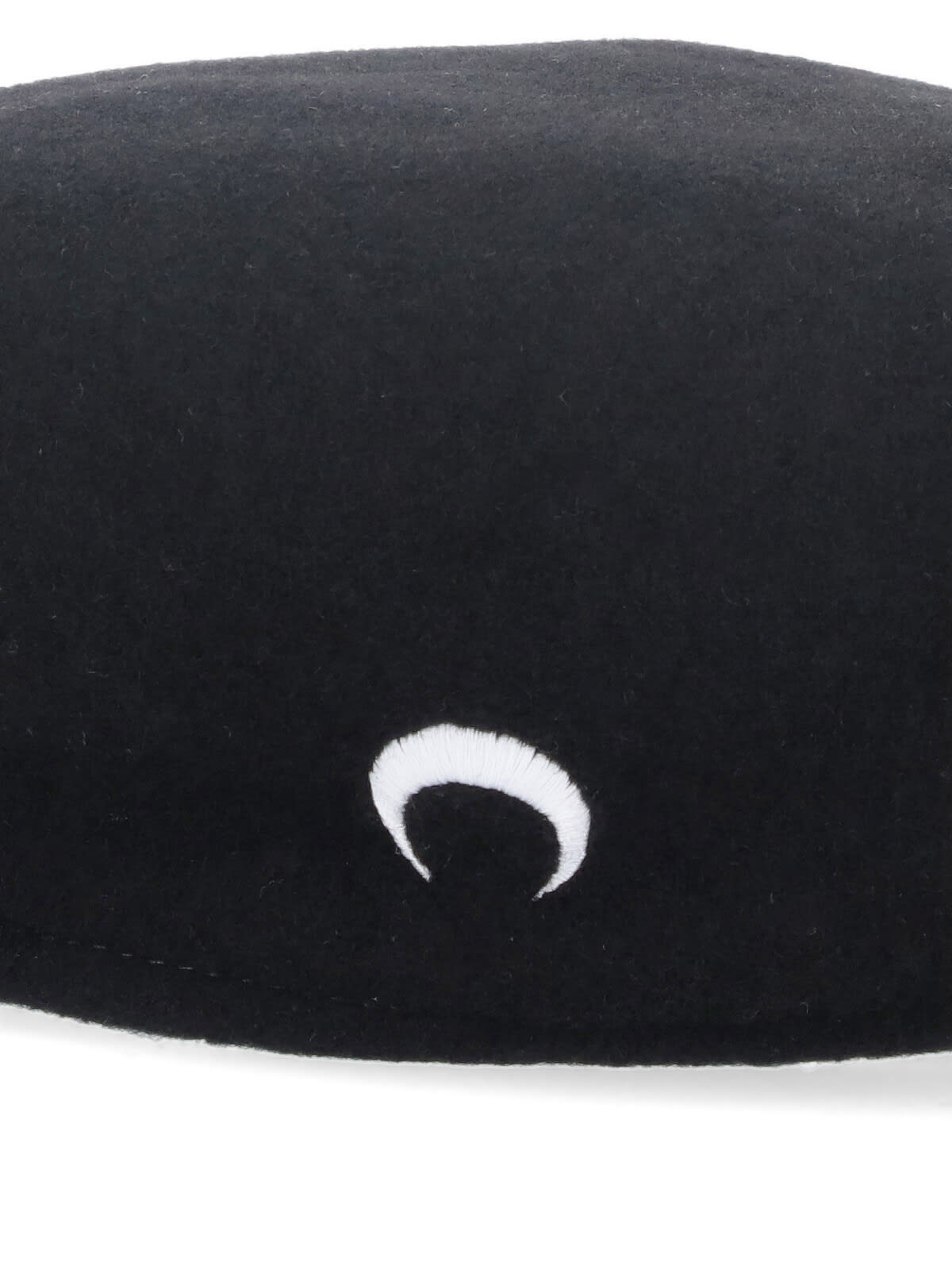 Shop Marine Serre Logo Beanie In Black