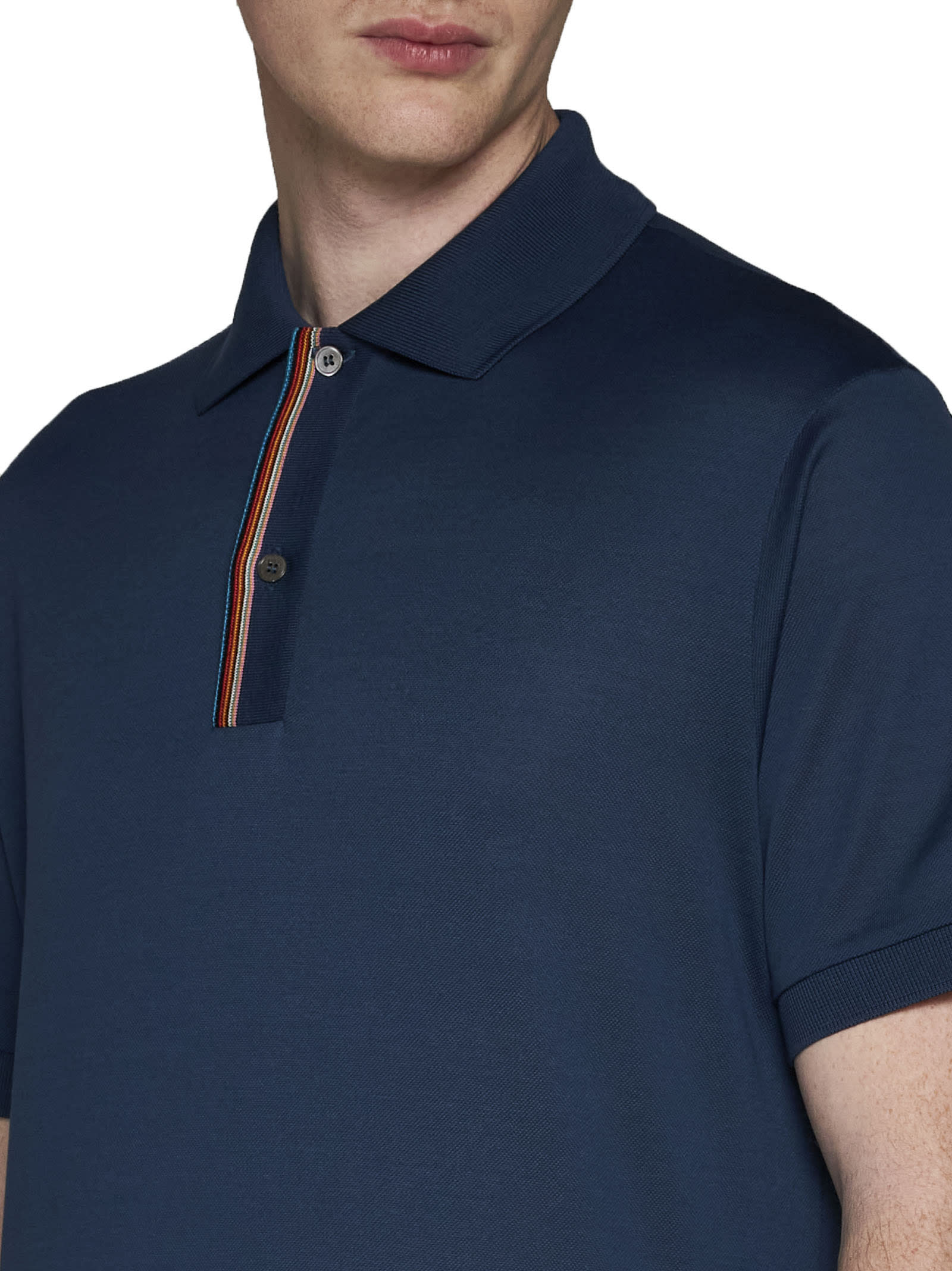 Shop Paul Smith Polo Shirt In Blue