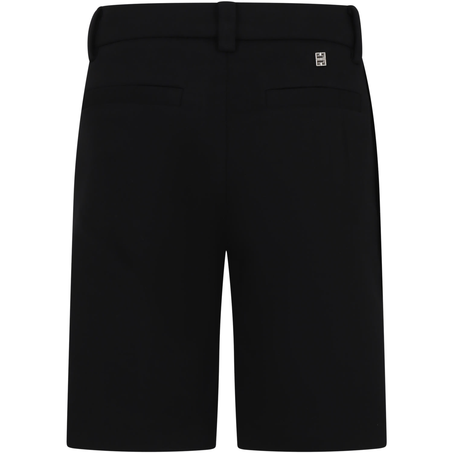 Shop Givenchy Black Shorts For Boy With Logo