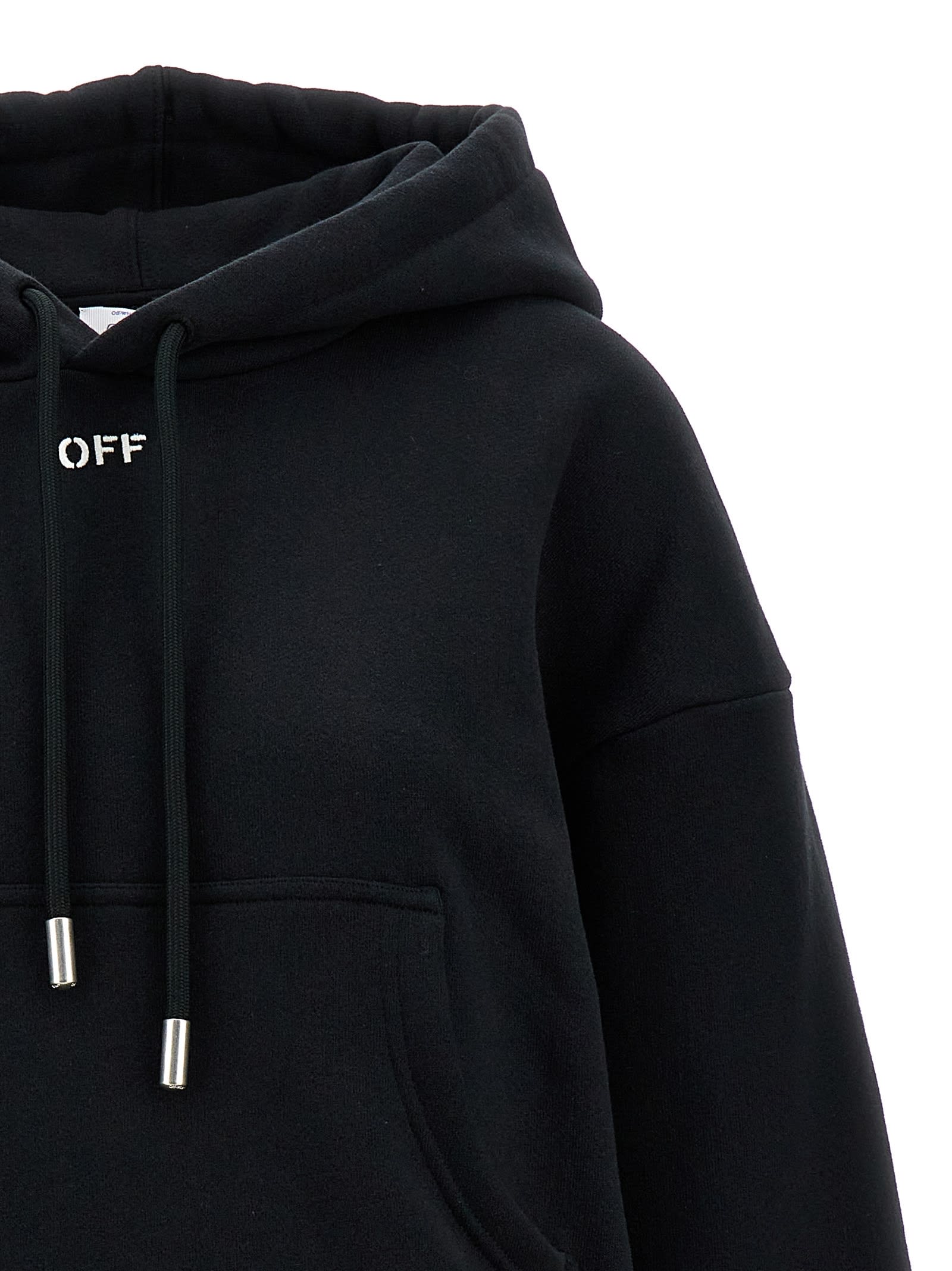 Shop Off-white Off Stamp Hoodie In Black