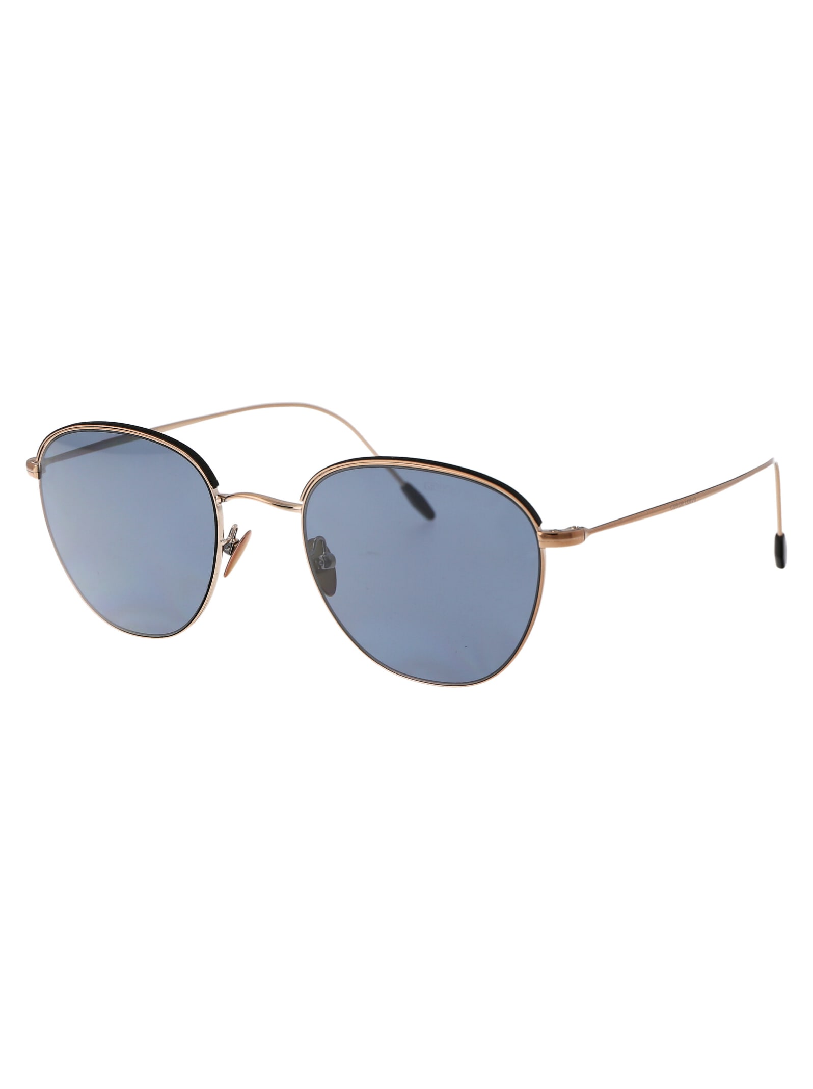 Shop Giorgio Armani 0ar6048 Sunglasses In 302819 Bronze/black