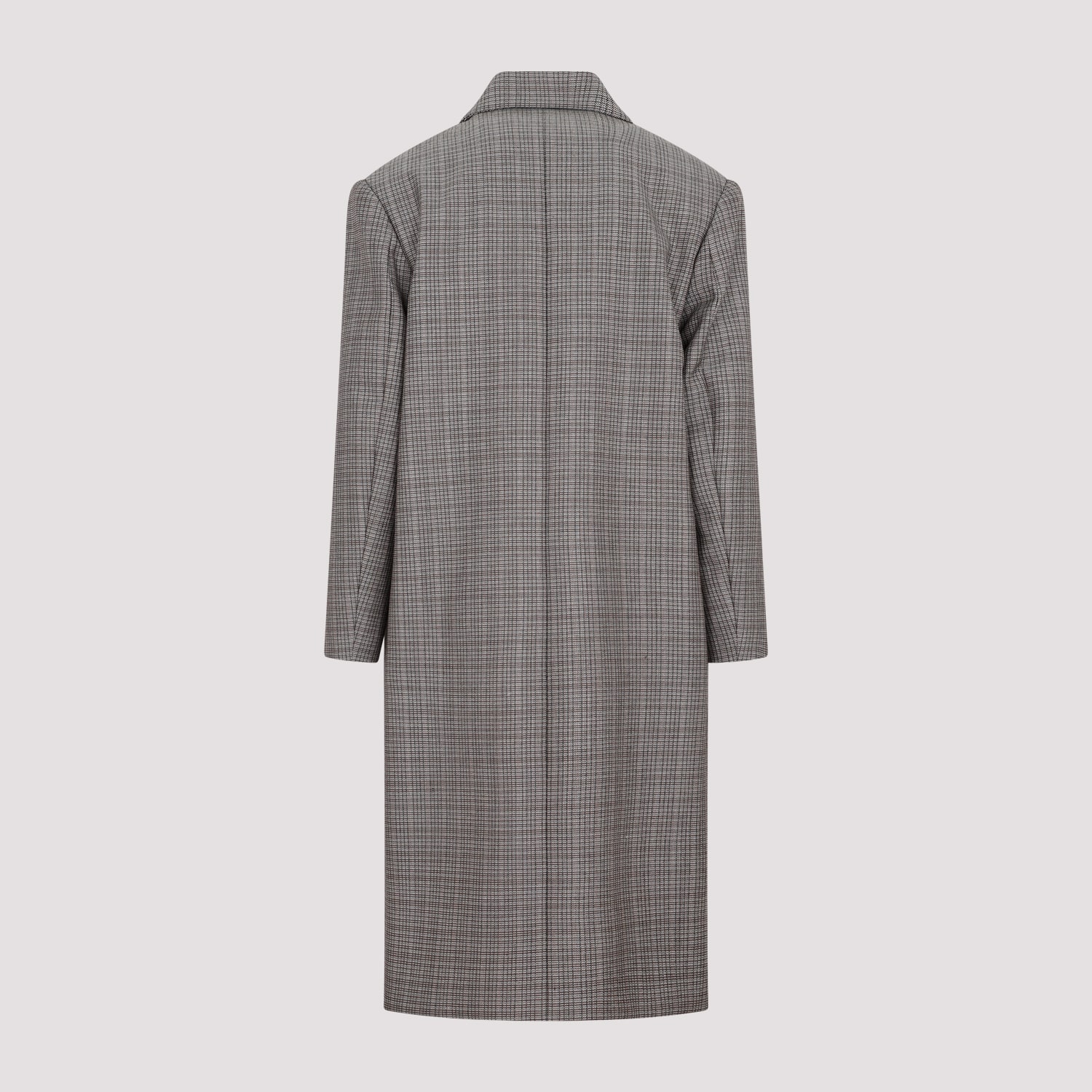 Shop Jil Sander Virgin Wool Coat In Military Speckle