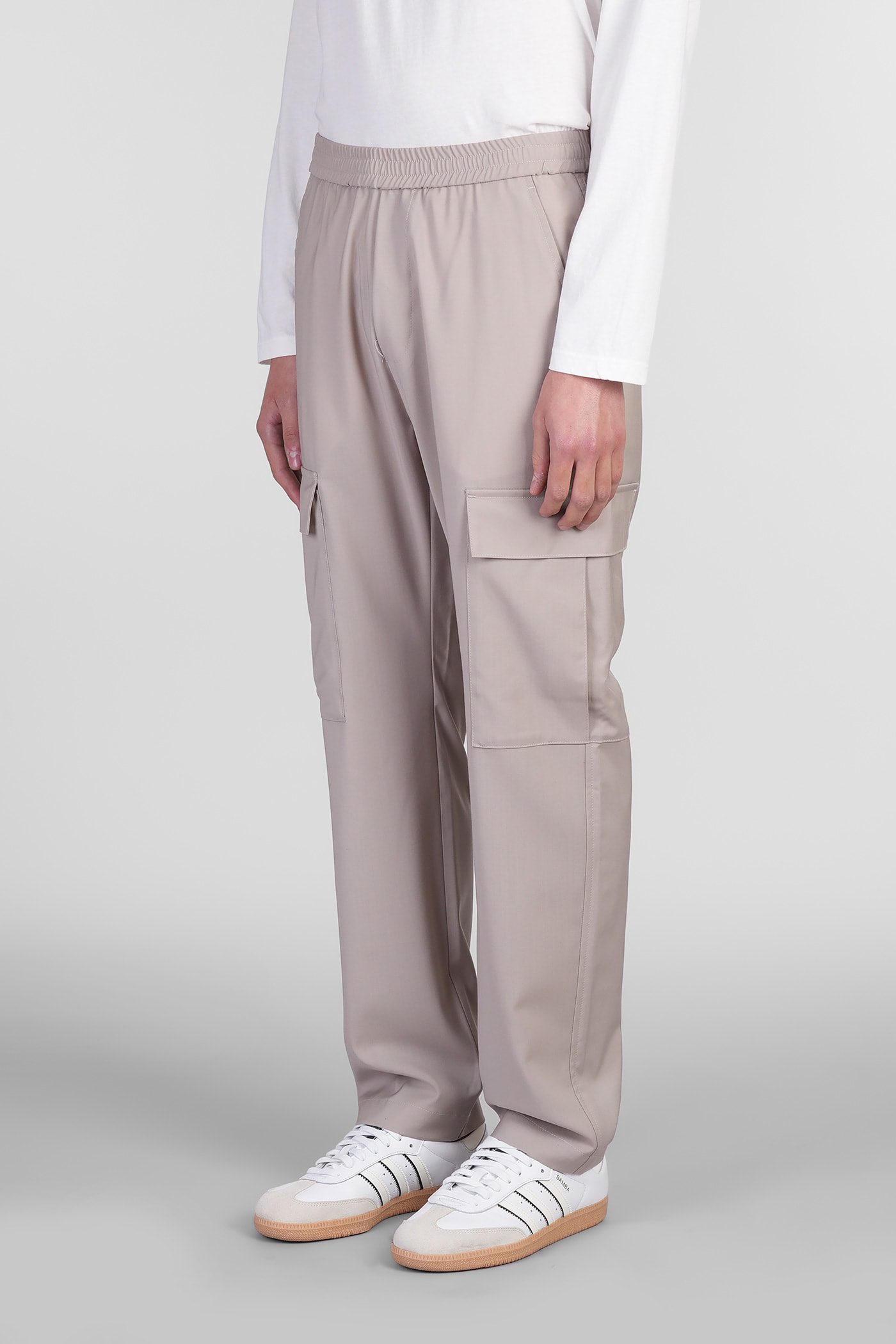 BARENA VENEZIA TAGIO PANTS IN BEIGE WOOL