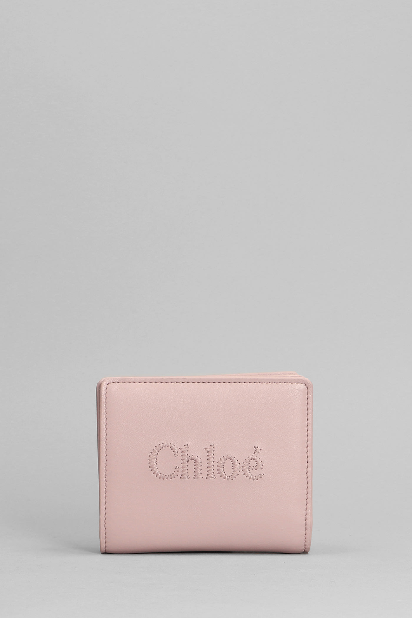 Chloé Sense Wallet In Viola Leather