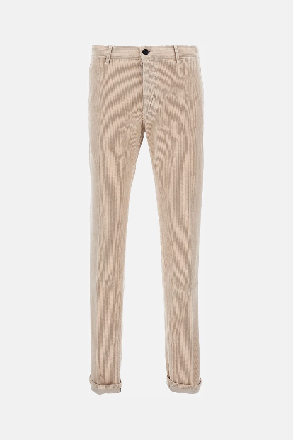 Incotex Velvet Trousers In Sand