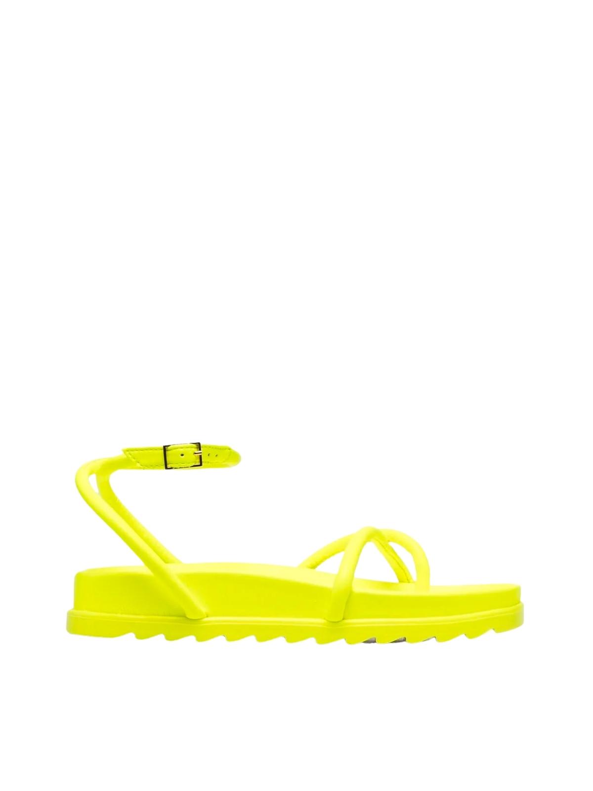 Chiara Ferragni Sandals Thong Yellow Fluo