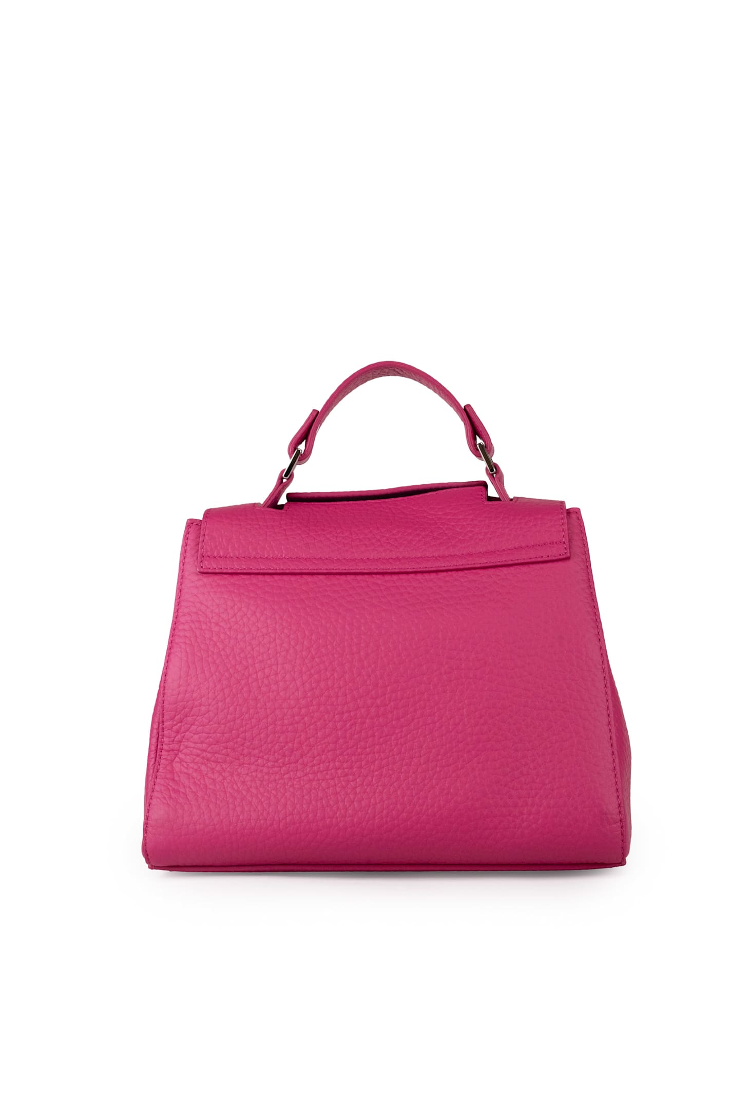 Orciani Small Sveva Soft Bag In Textured Leather