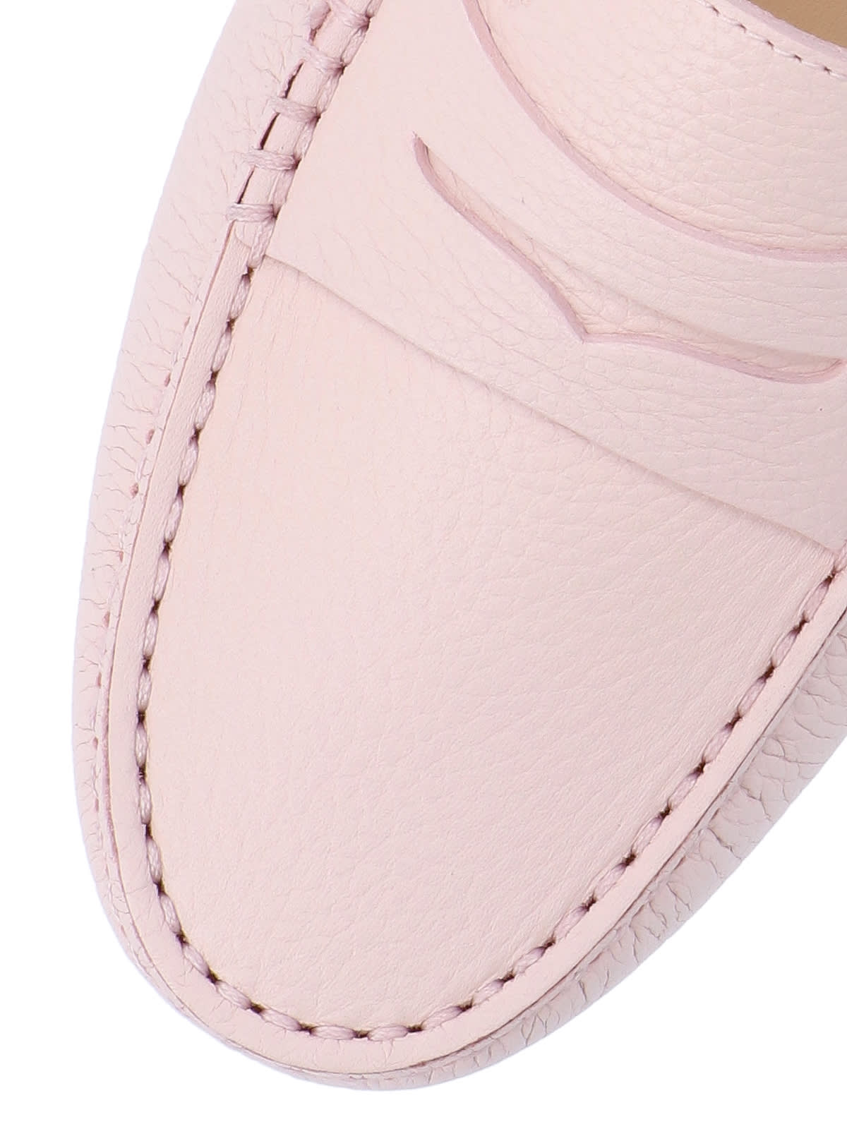 Shop Tod's Gommino Loafers In Pink