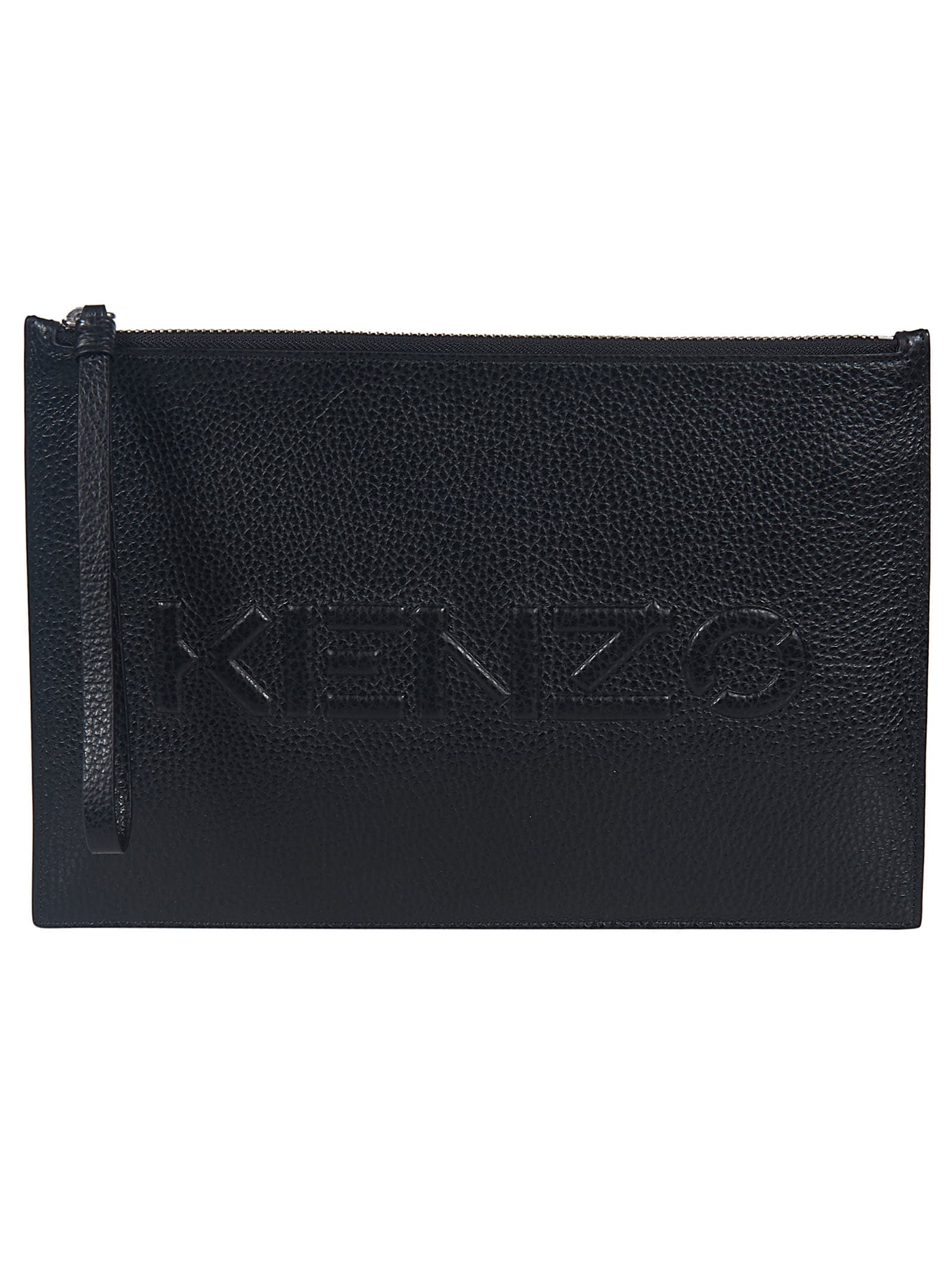 Kenzo Large Logo Stamped Clutch