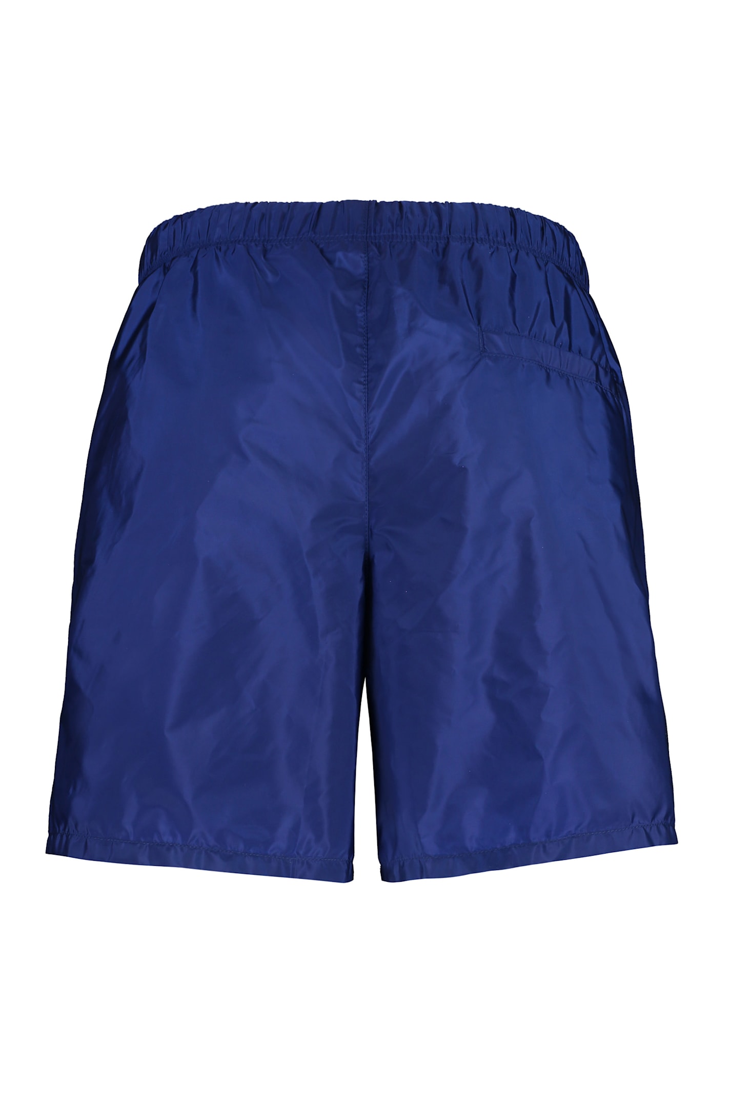 Prada Nylon Swim Shorts In Blue