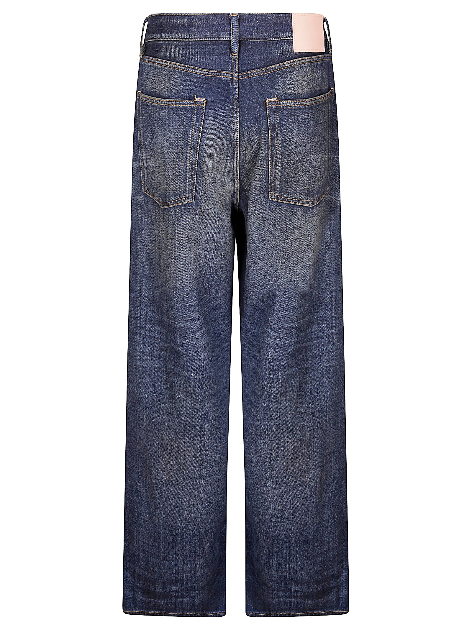 Acne Studios Yoyogi Washed-out Jeans In Blue