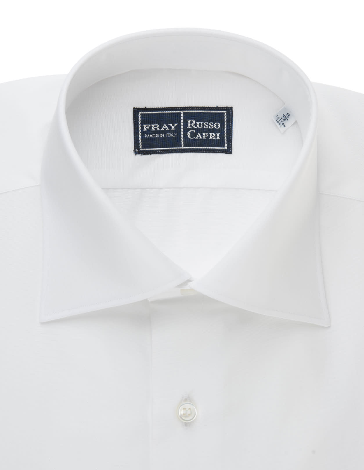 Shop Fray Regular Fit Shirt In White Popeline In Bianco