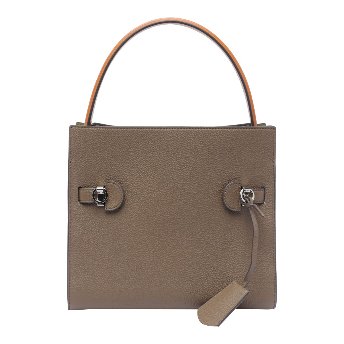 Shop Tory Burch Small Lee Radziwill Handbag In Beige