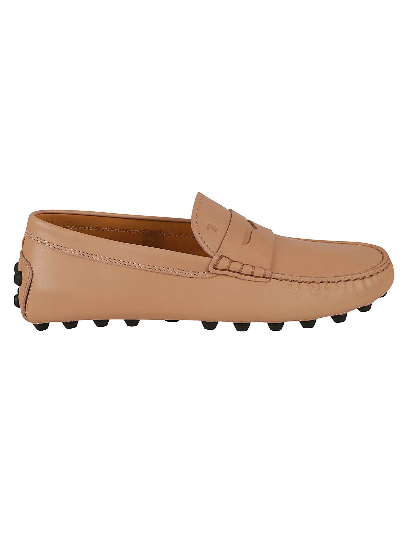 Shop Tod's 52k Loafers In Beige