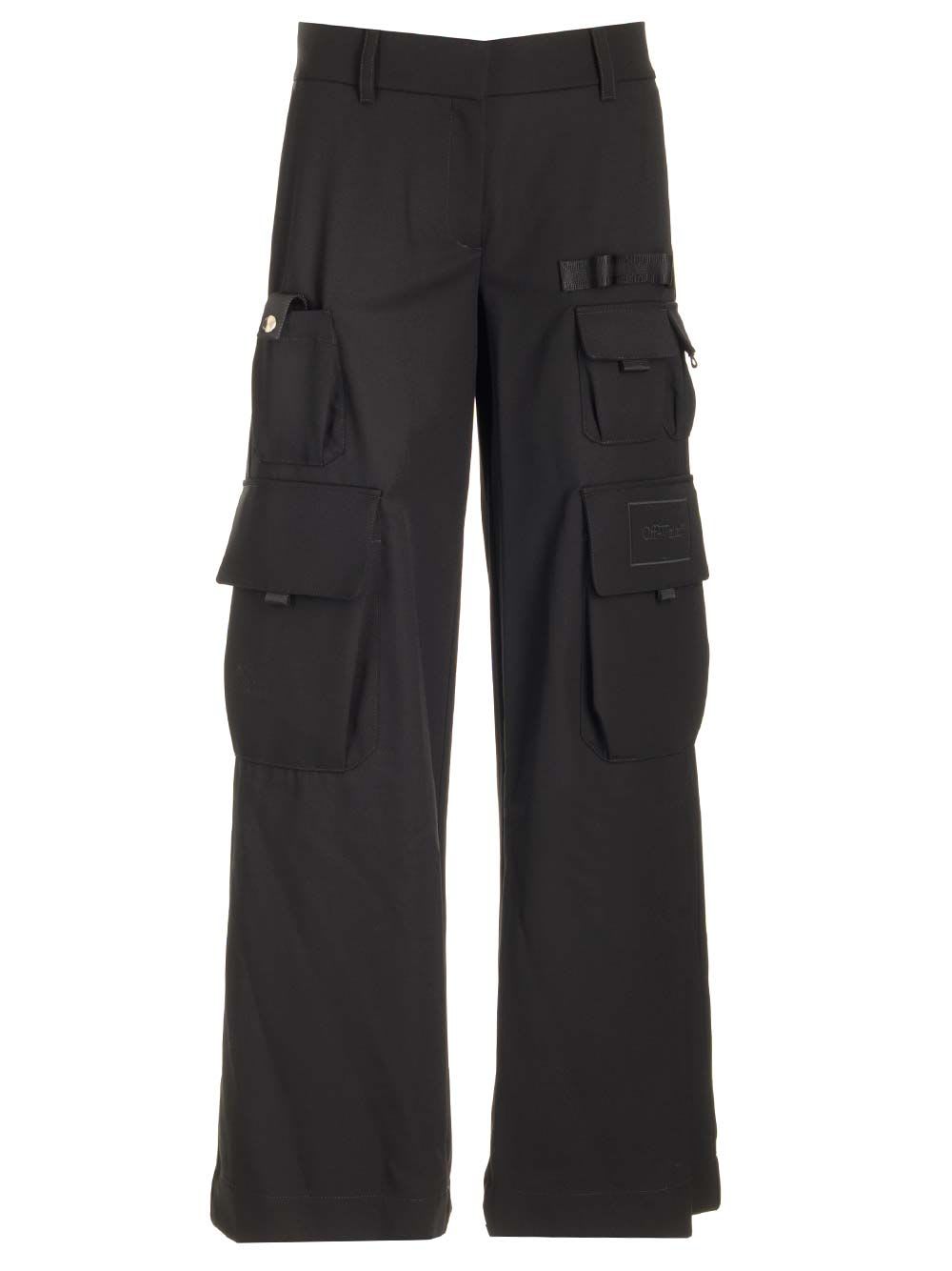 Shop Off-white Black Toybox Cargo Pants