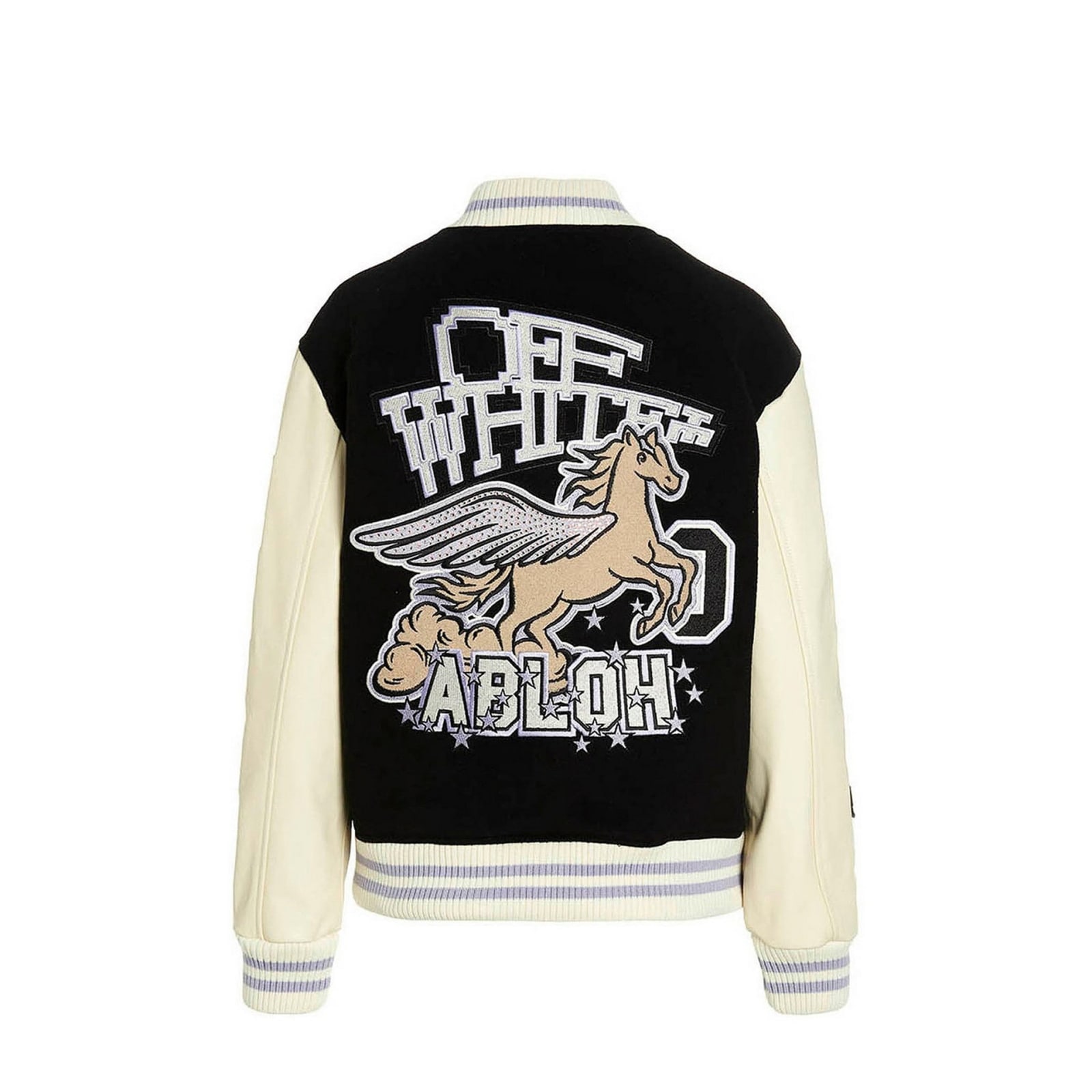 Jacketars Virgil Abloh Off-White Varsity Jacket