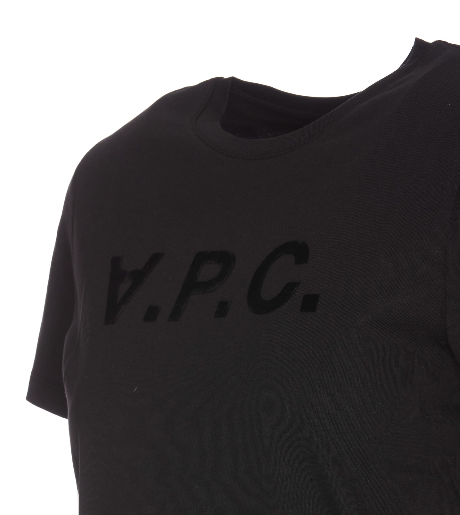 Shop Apc Vpc Logo T-shirt In Black