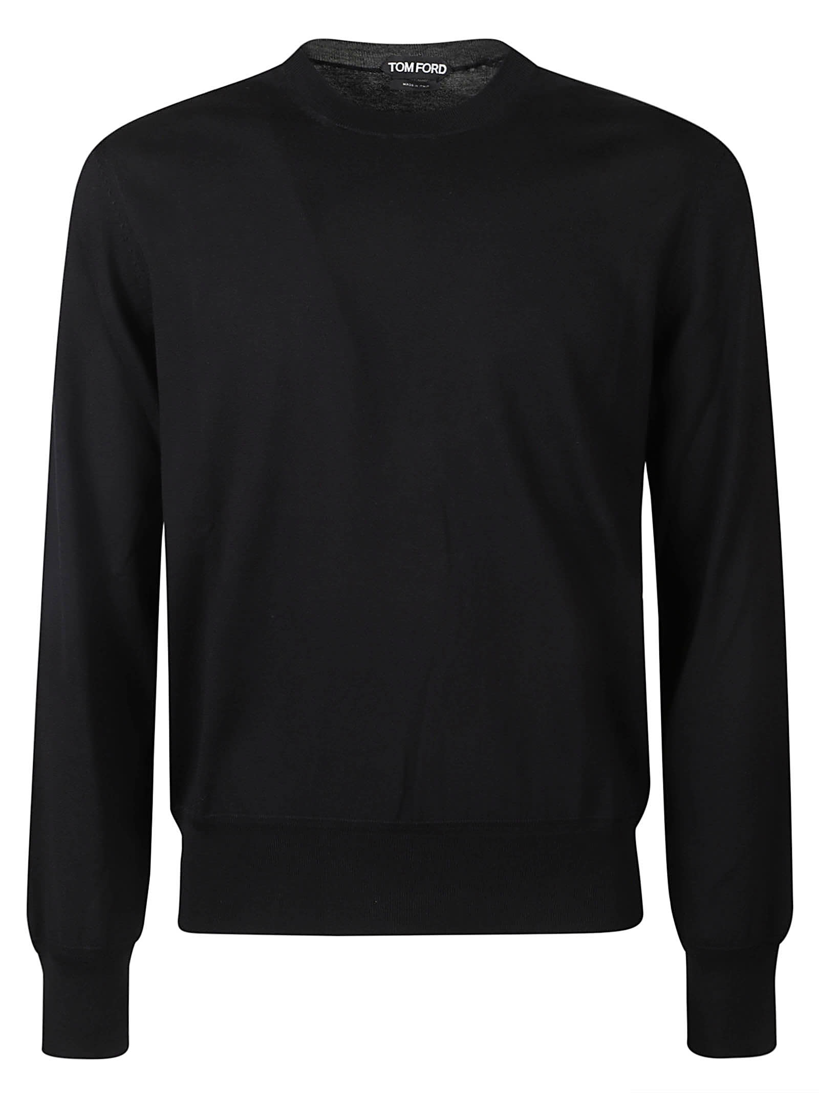 Tom Ford Round Neck Sweater In Black
