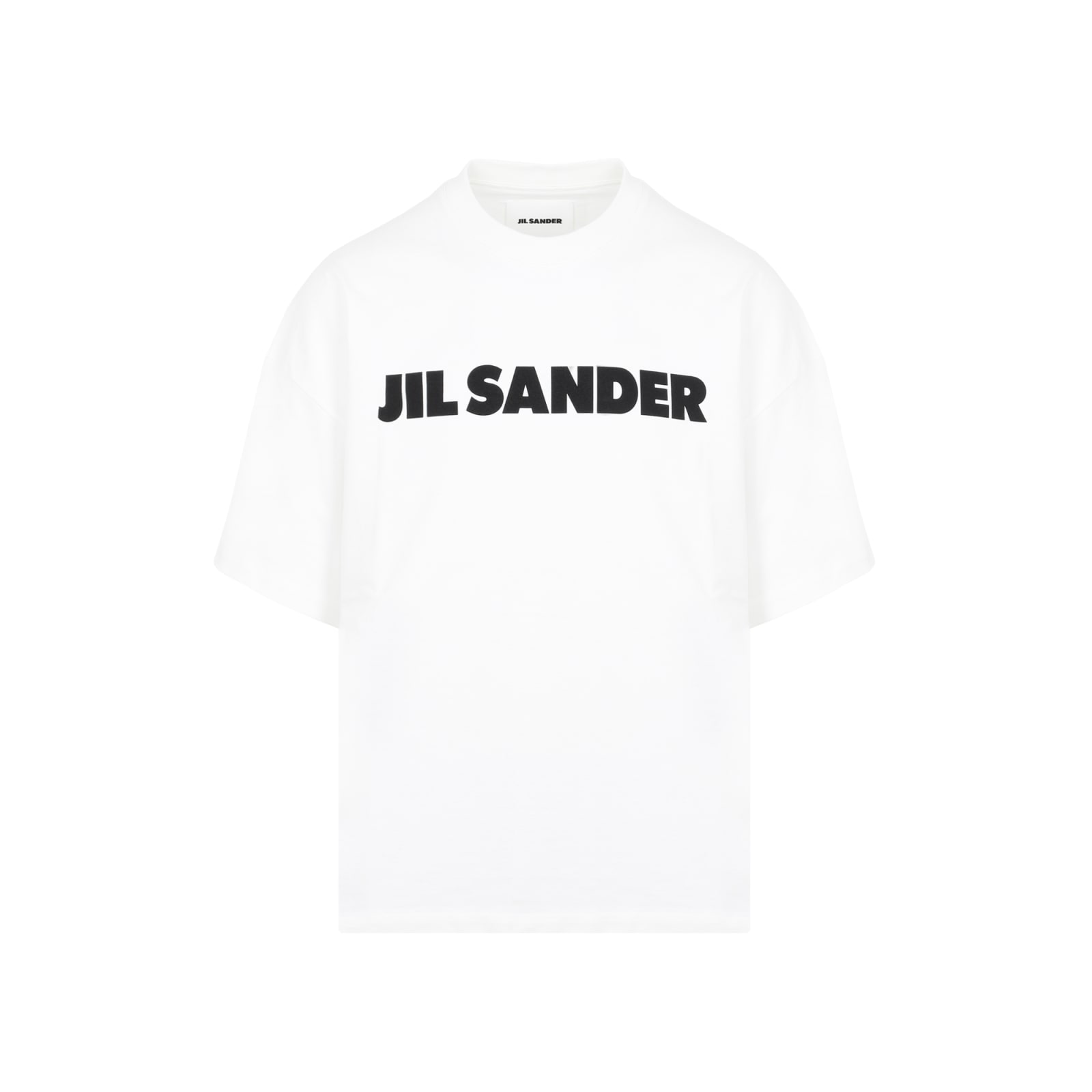 Shop Jil Sander Logo T-shirt In Porcelain