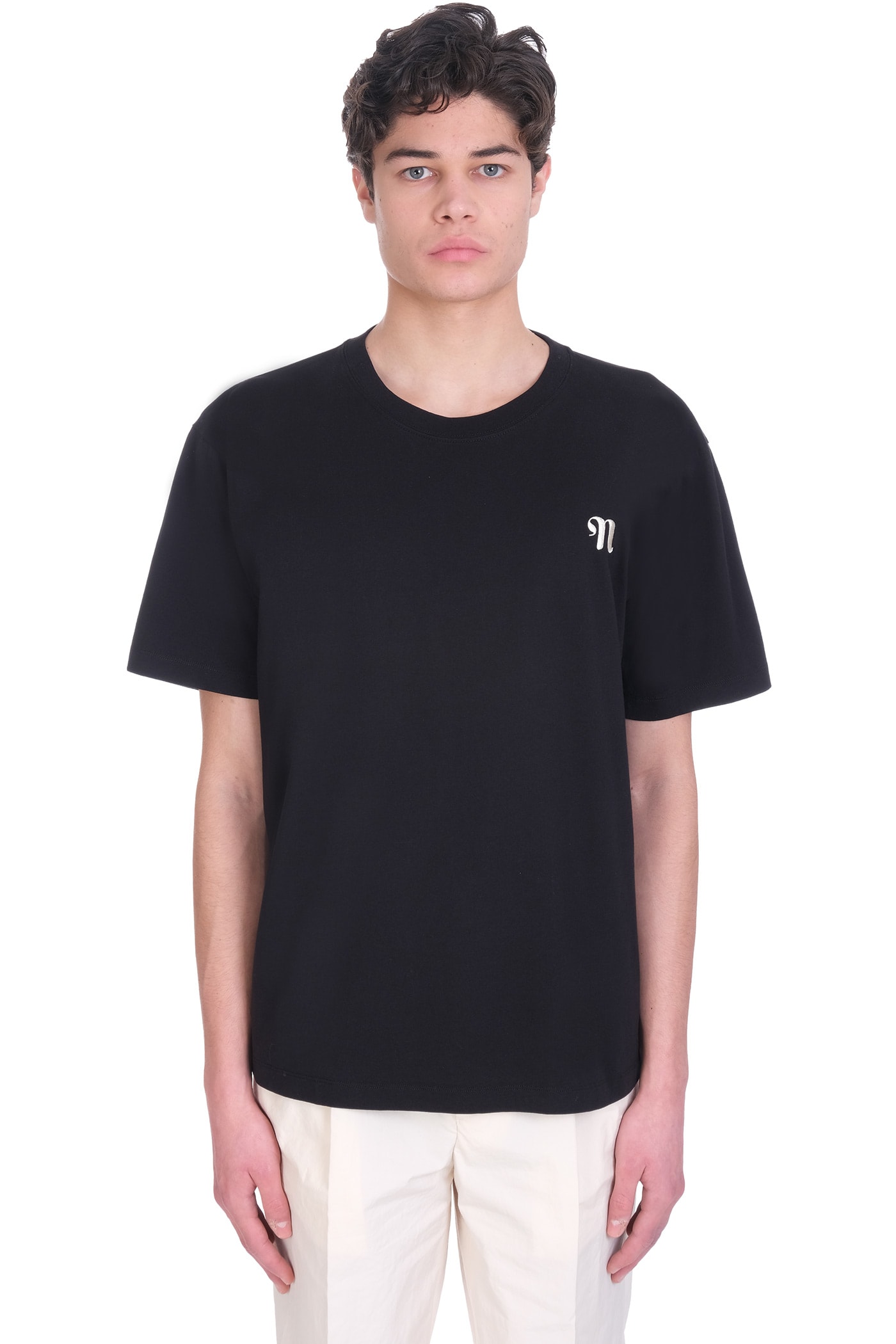 Nanushka Reece T-shirt In Black Cotton