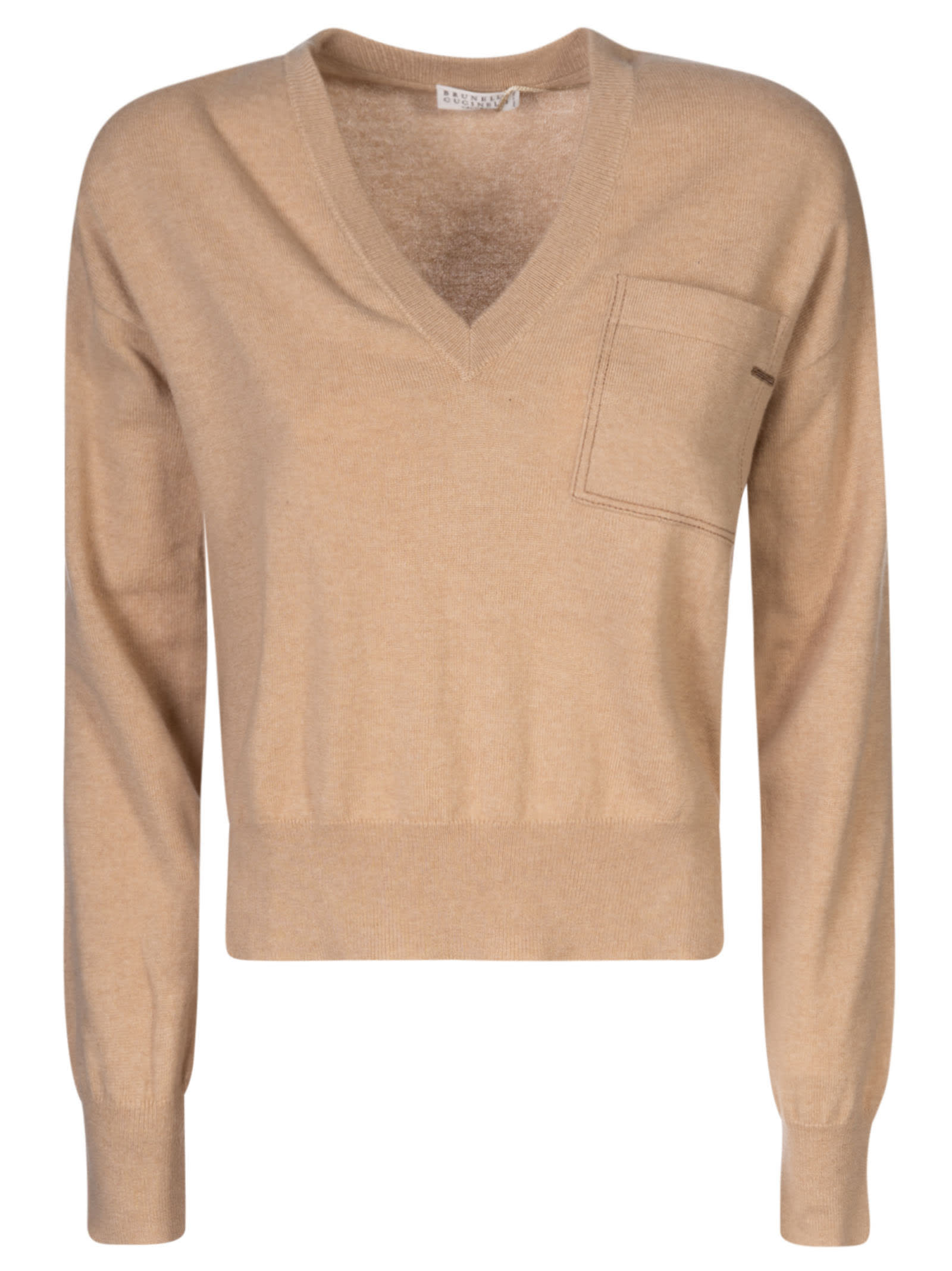 Shop Brunello Cucinelli V-neck Sweater