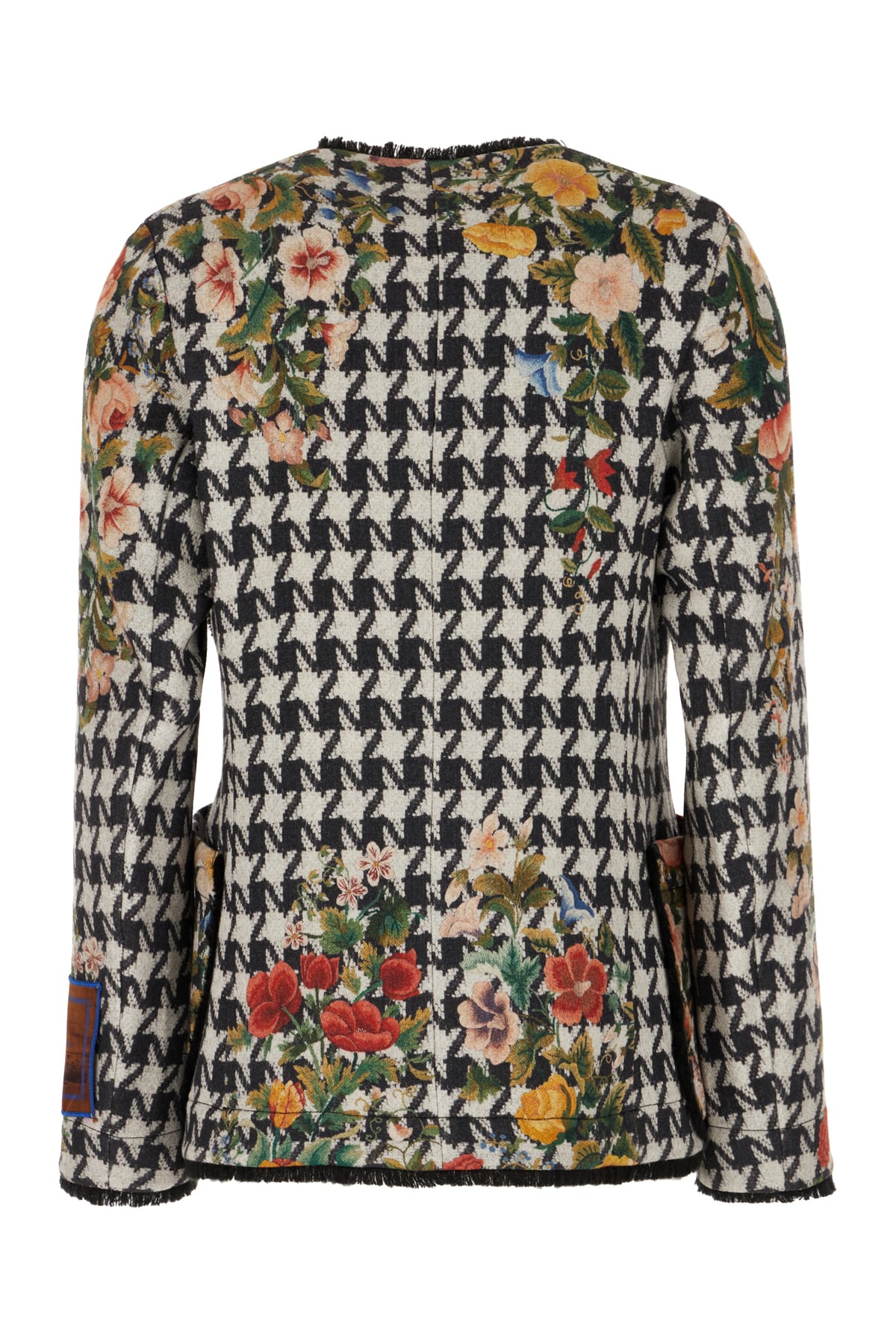 Shop Pierre-louis Mascia Printed Fabric Cardigan In 101