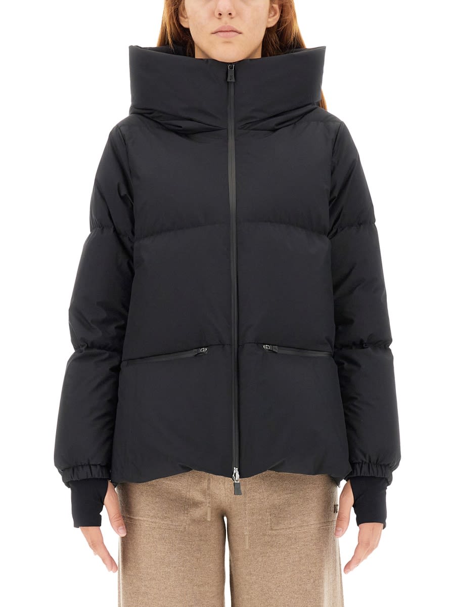 Shop Herno Gore Windstopper Jacket In Black