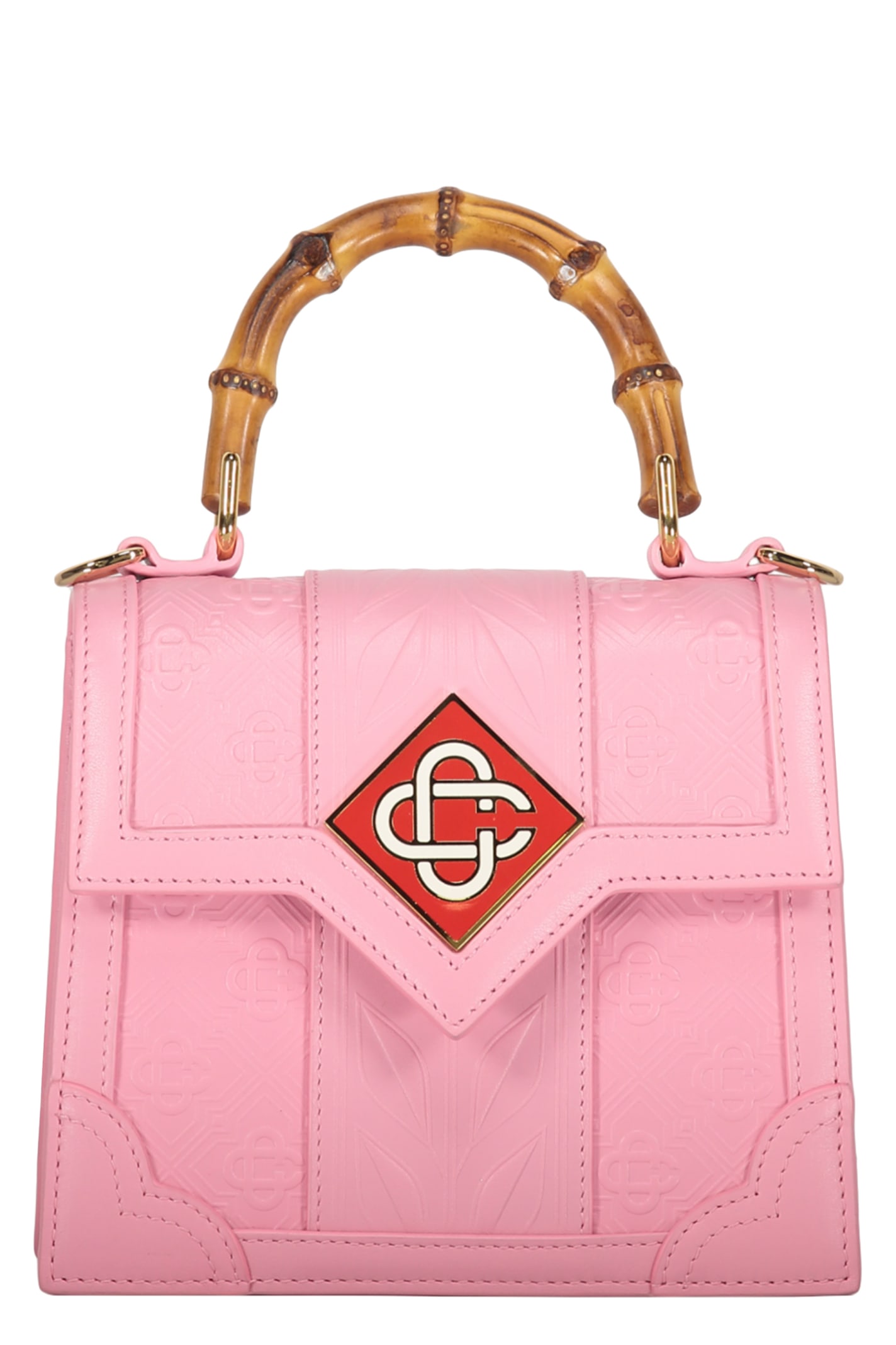 Casablanca Leather Handbag In Pink