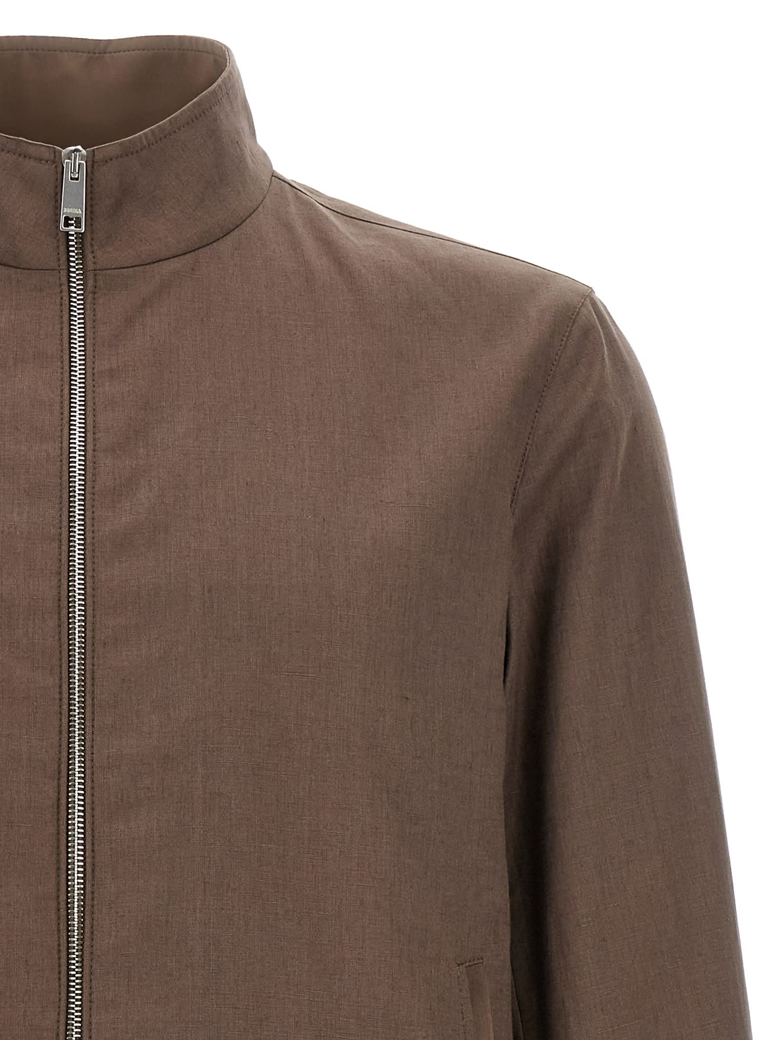 ZEGNA LINEN OASIS BLOUSON