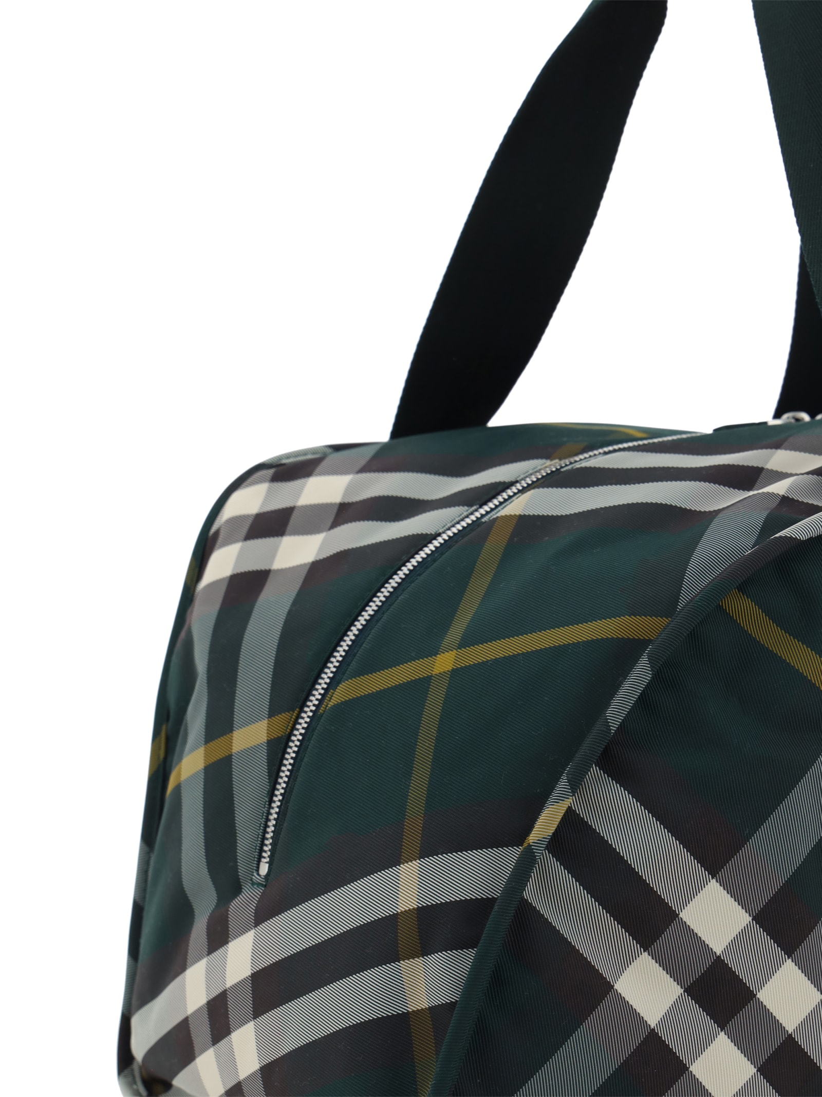 Shop Burberry Holdall Travel Bag In Ivy