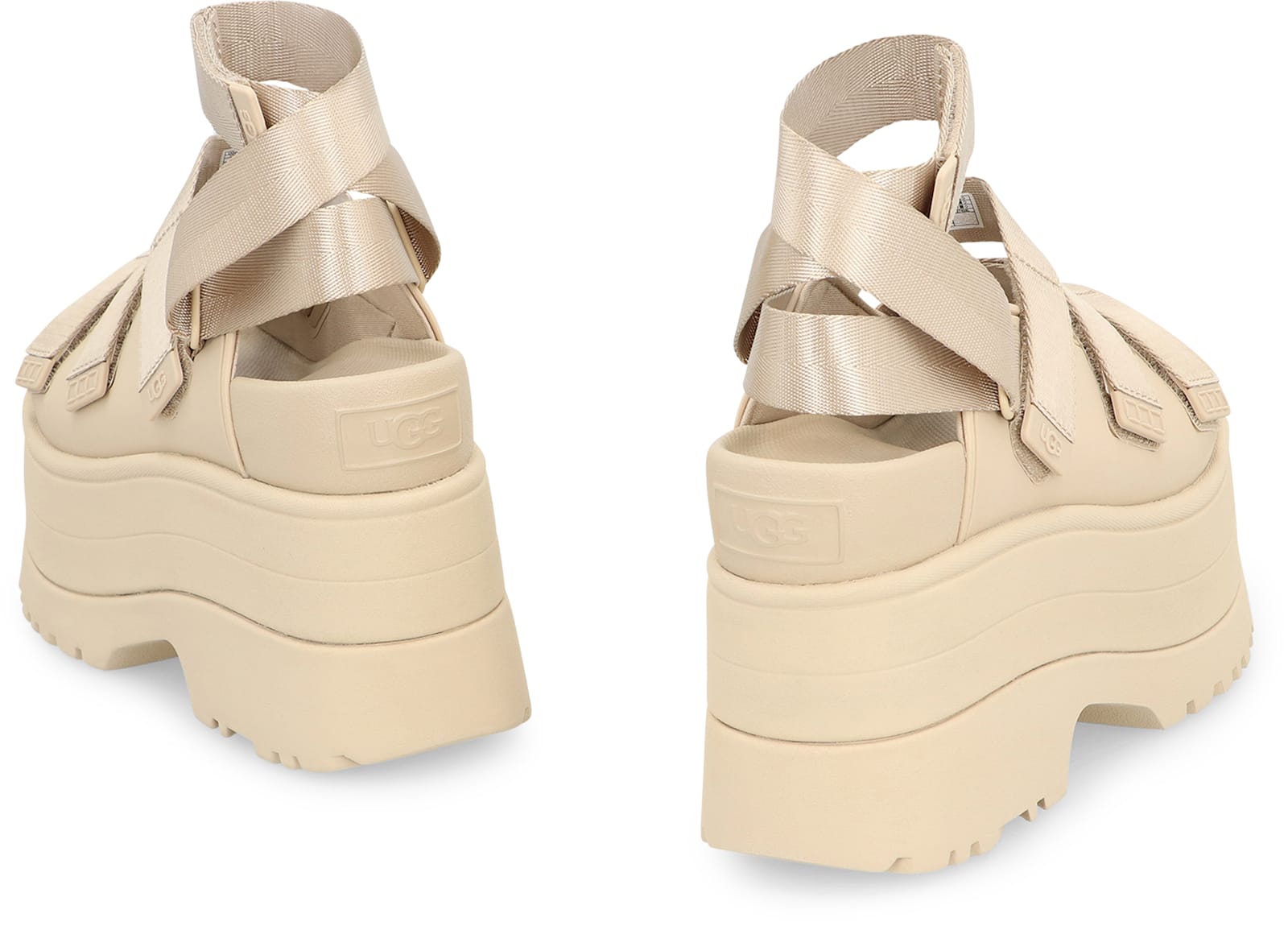 UGG GOLDENRISE PLATFORM SANDALS 