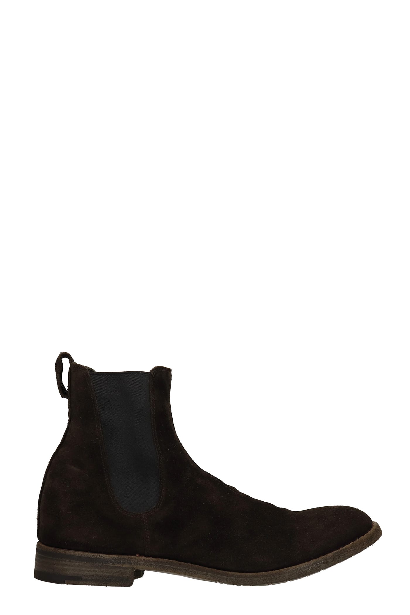 Premiata Ankle Boots In Brown Suede