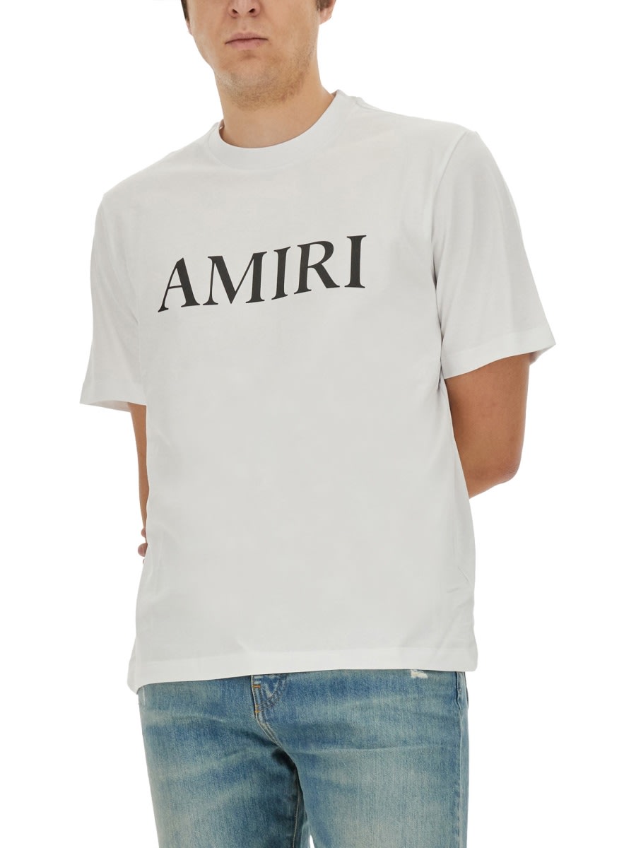 Shop Amiri T-shirt With Logo In White