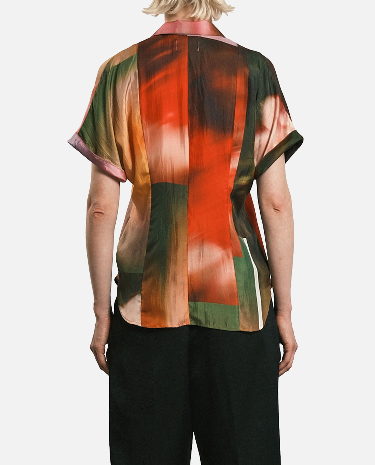 Tanaka Abstract-print Camp-collar Shirt In Multi