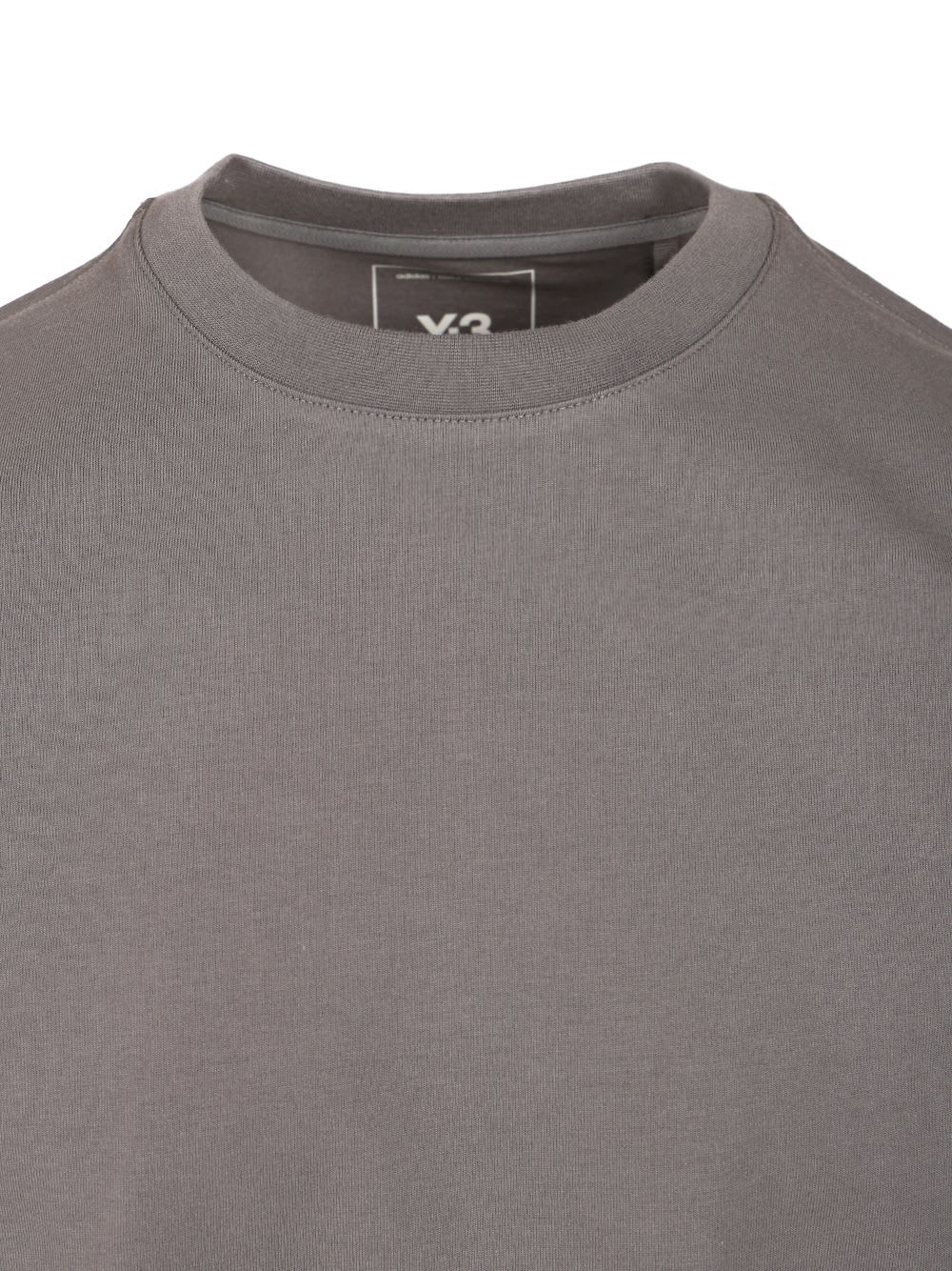 Y-3 Graphic Short Sleeve Tee T-shirt In Gray
