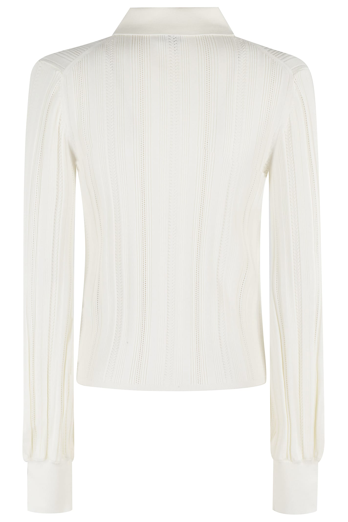 Shop Filippa K Braid Knit Cardigan In Pearl White