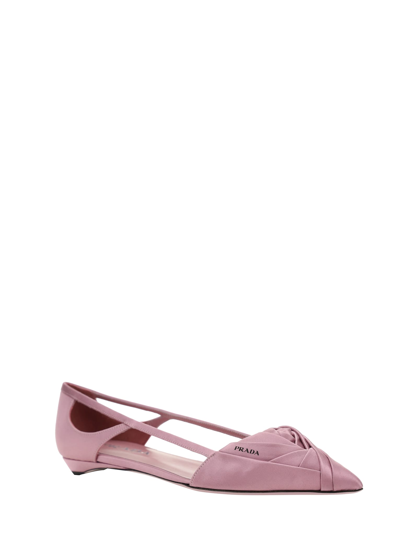 Shop Prada Ballerinas In Confetto