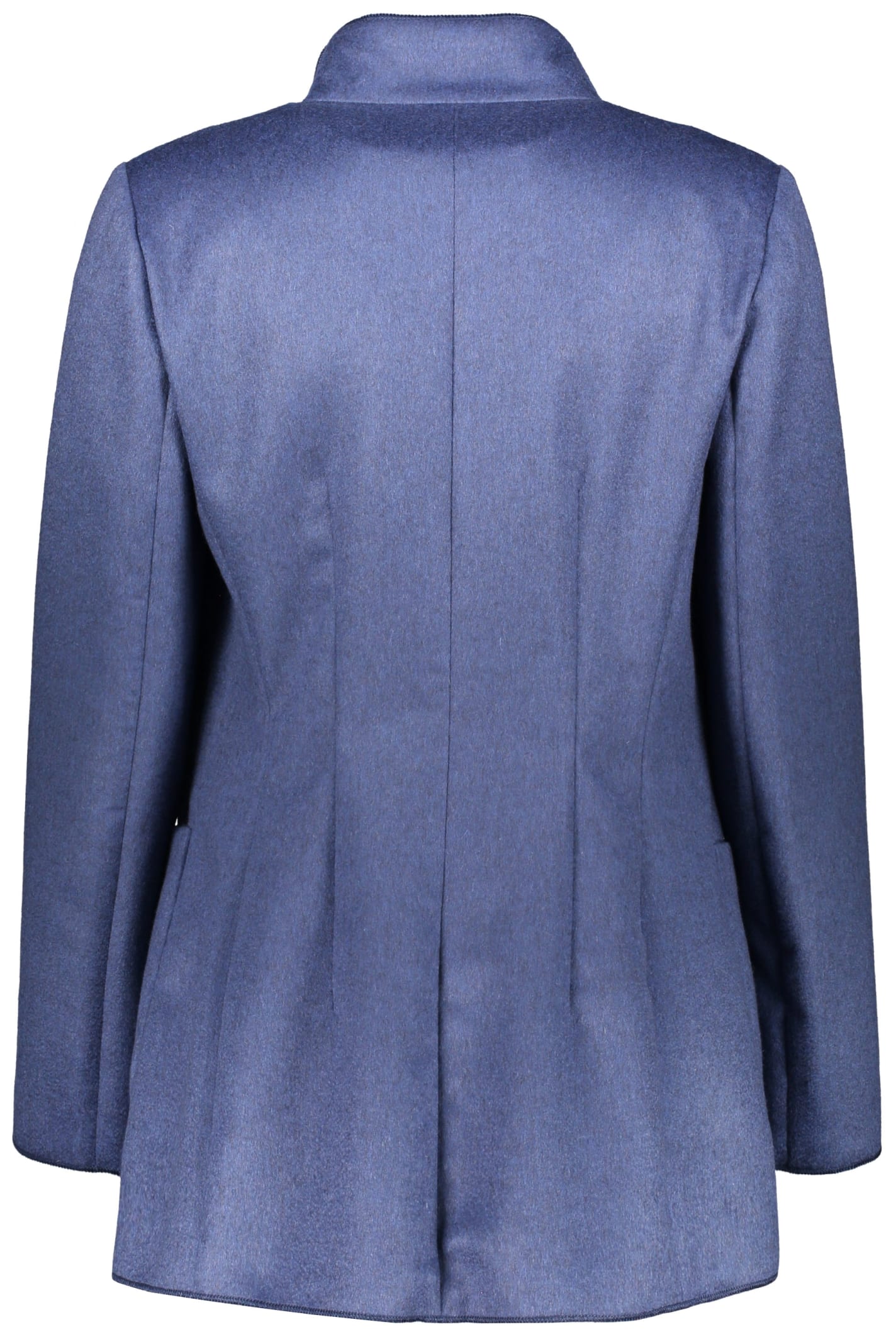 Shop Agnona Cashmere Jacket In Blue