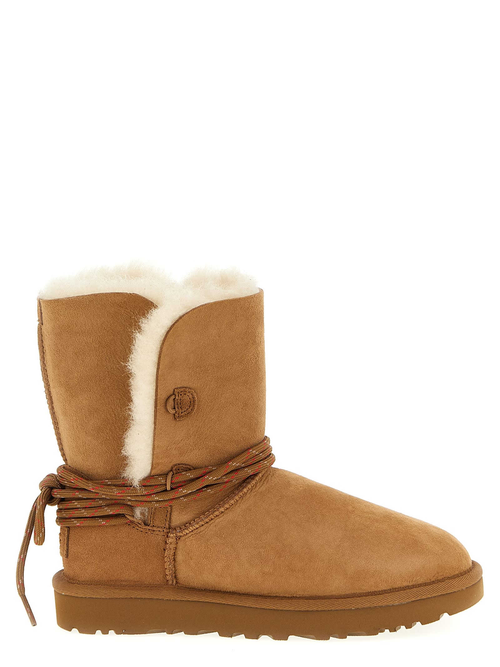 Ugg Bailey Tie Ankle Boot In Brown