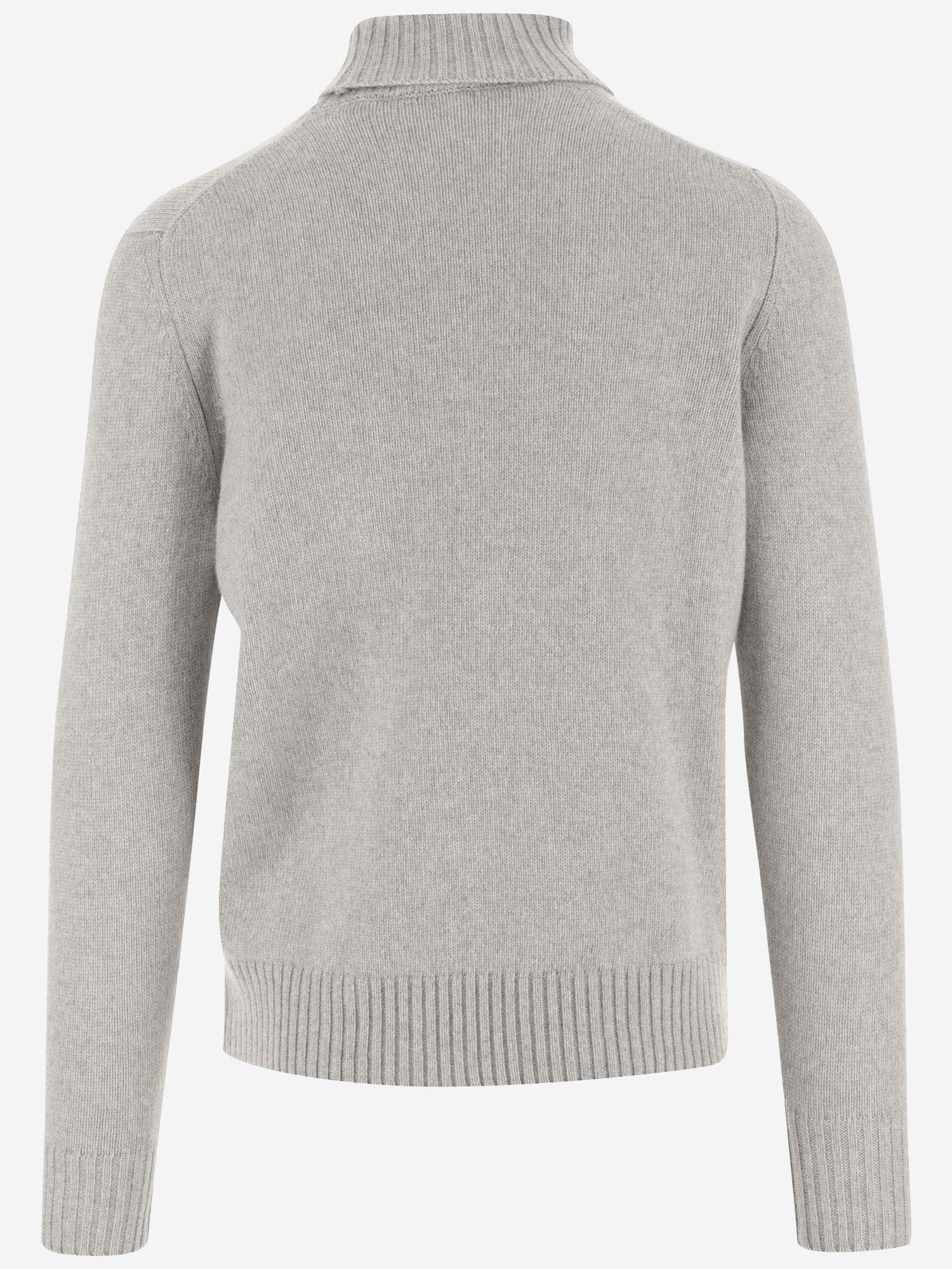 Shop Oliver Lattughi Cashmere Pullover In Grey