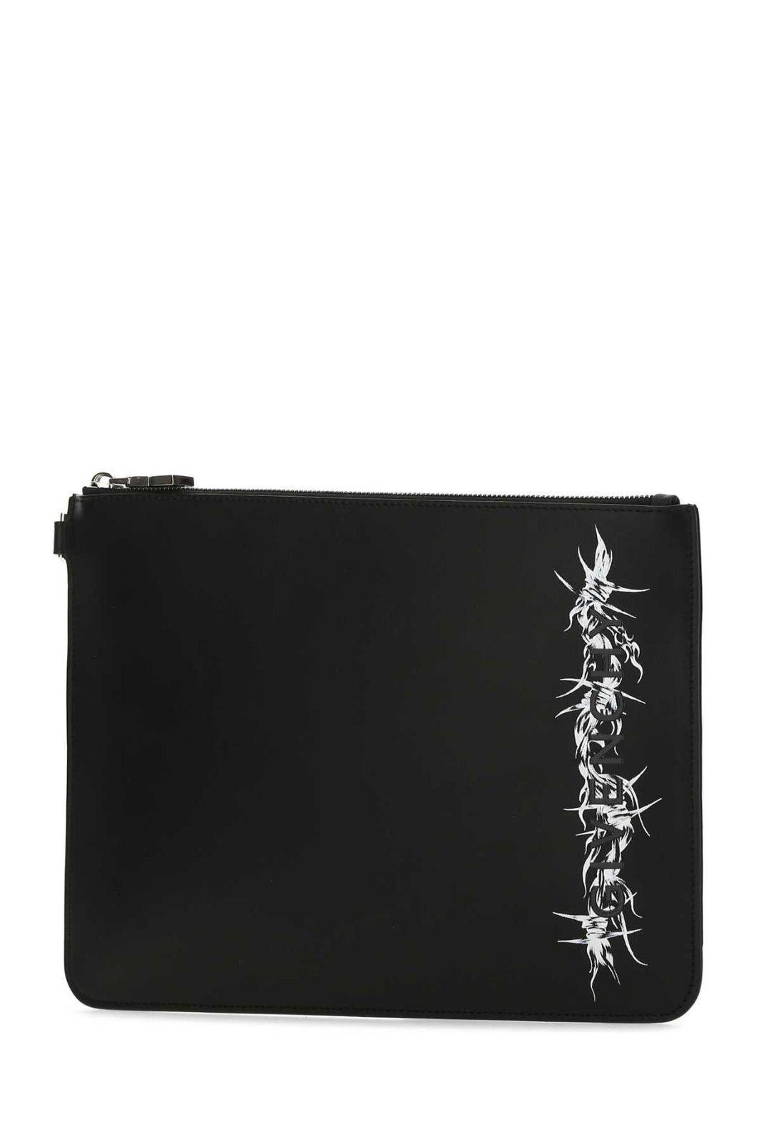 Givenchy Logo-print Pouch Bag In Black