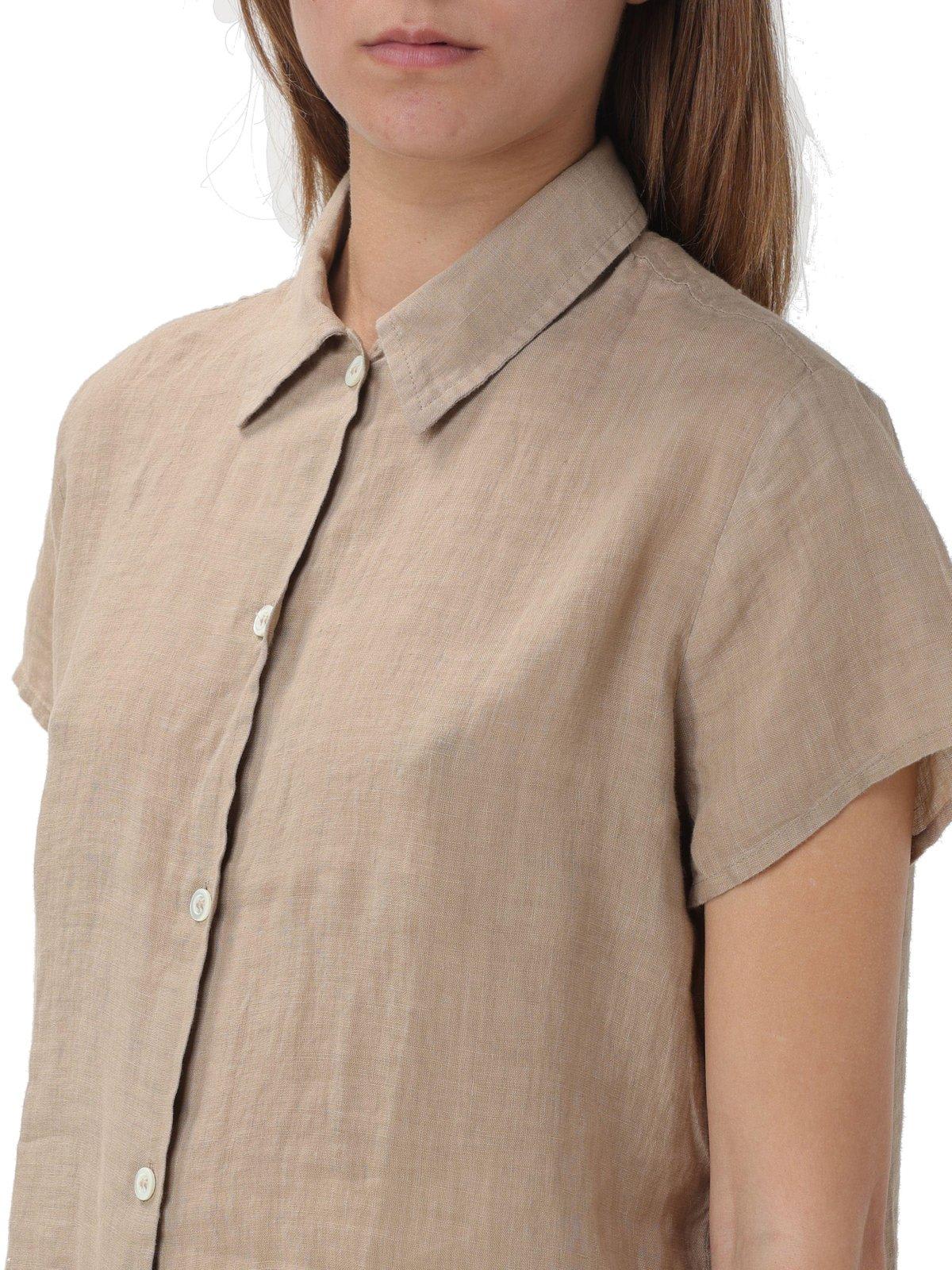 Shop Apc Short-sleeved Button-up Shirt A.p.c.
