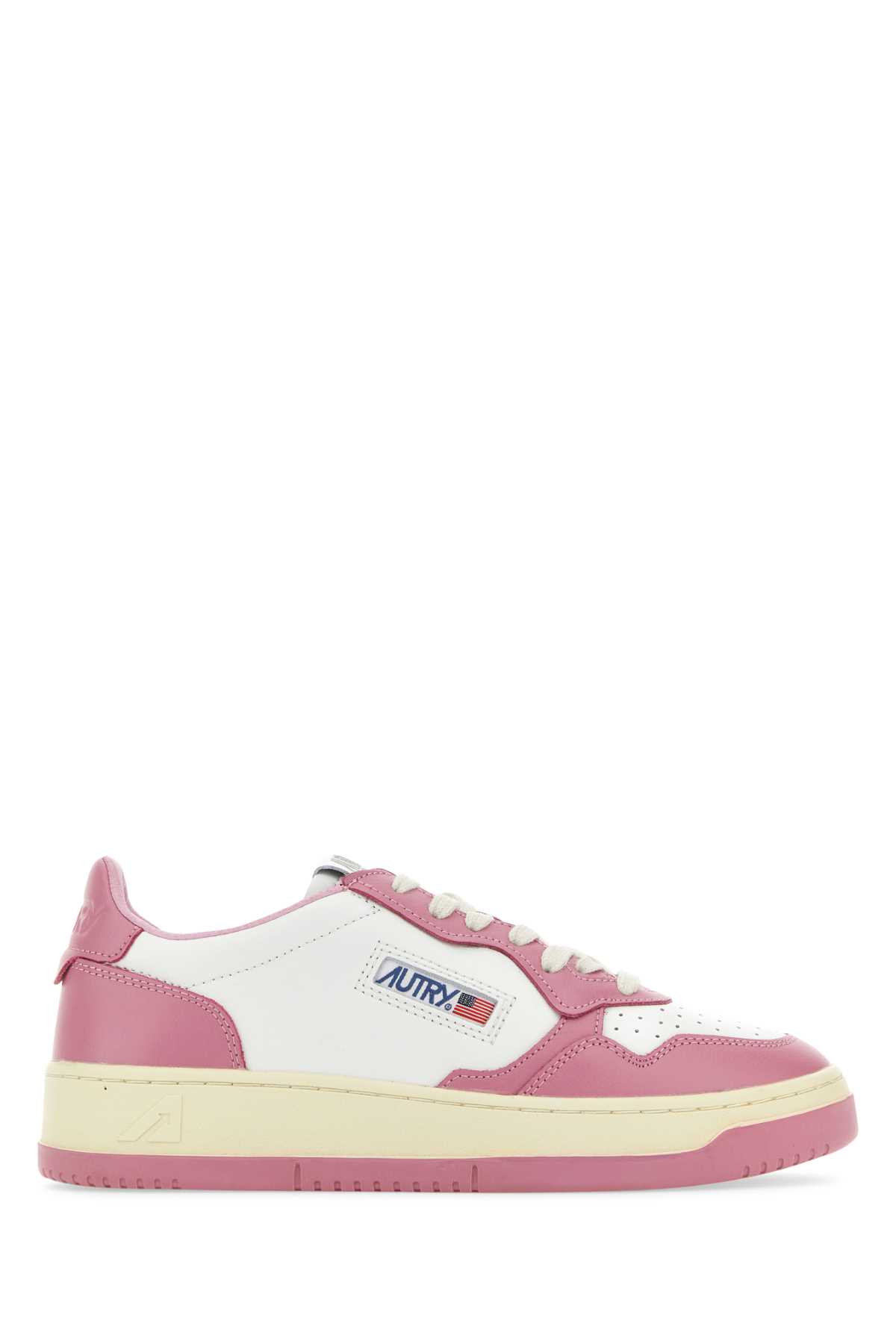 Autry Medalist Bi-color Leather Sneakers