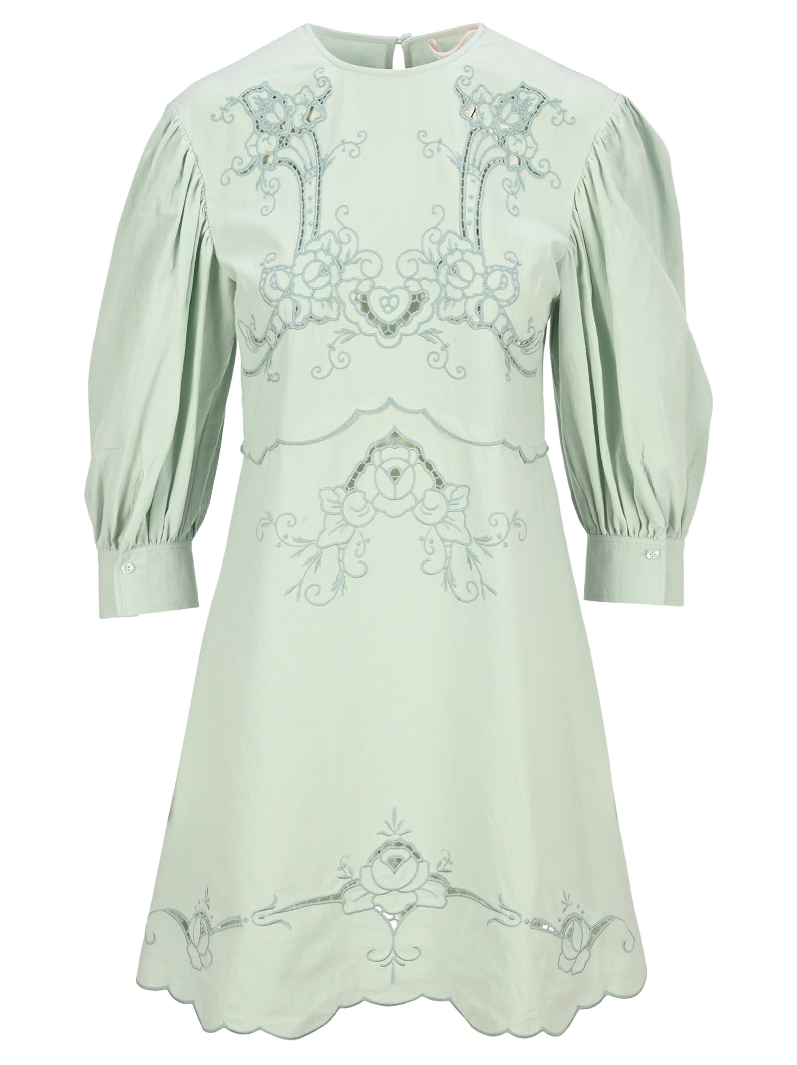 SEE BY CHLOÉ SEE BY CHLOE EMBROIDERY DRESS,11783134