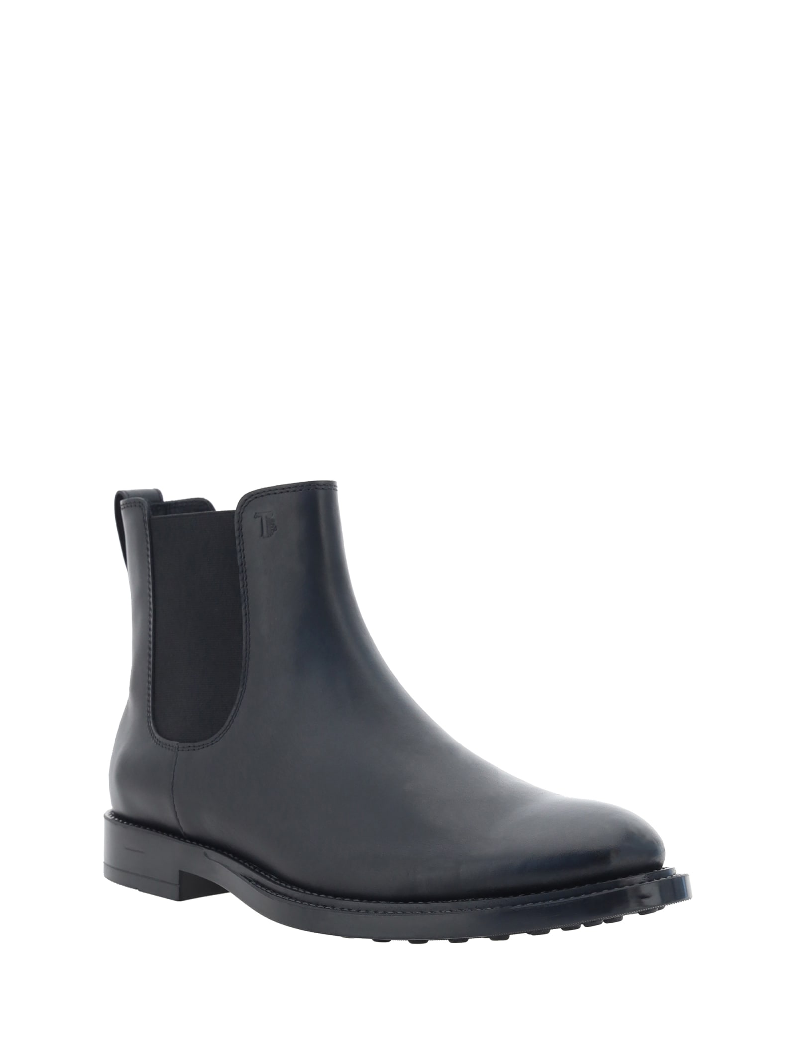 Shop Tod's Ankle Boots In Nero