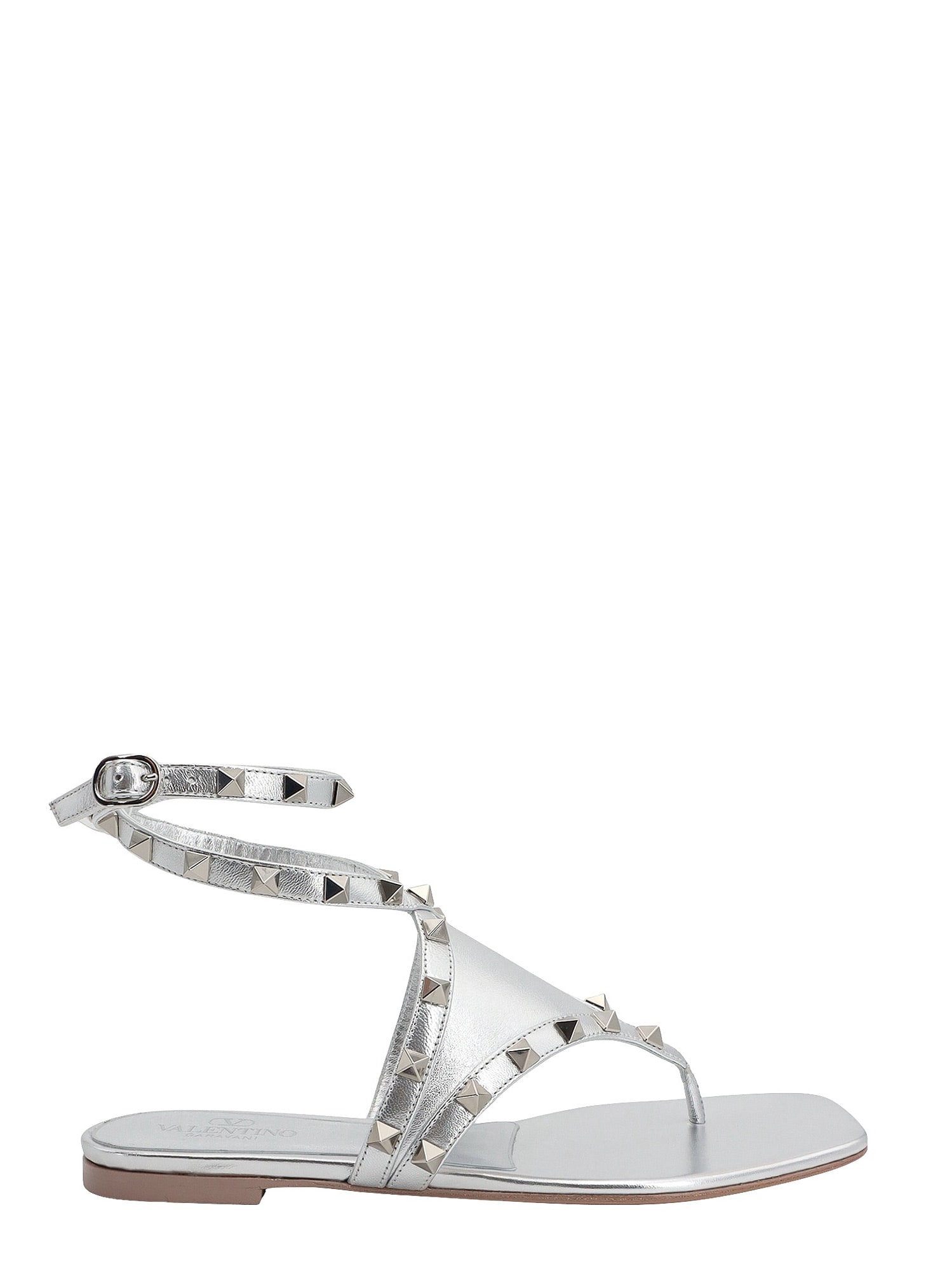 Valentino Sandals In Silver